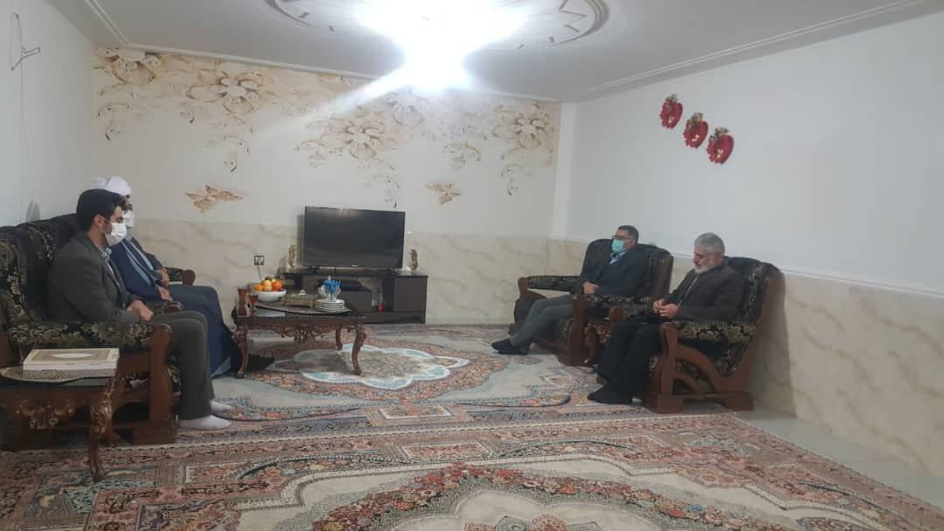 دیدار با جانبازان دفاع مقدس به مناسبت روز جانباز باحضور گازری سرپرست فرمانداری شهرستان خنداب