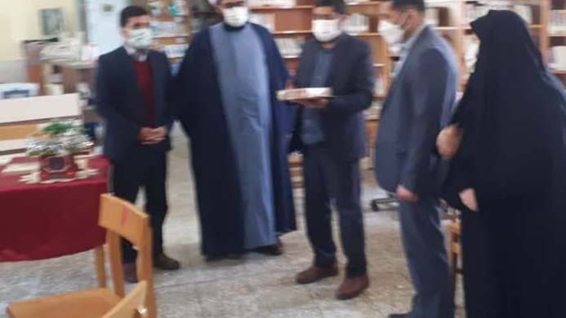 اجرای طرح کتابخانه گردی با حضور گازری سرپرست فرمانداری خنداب