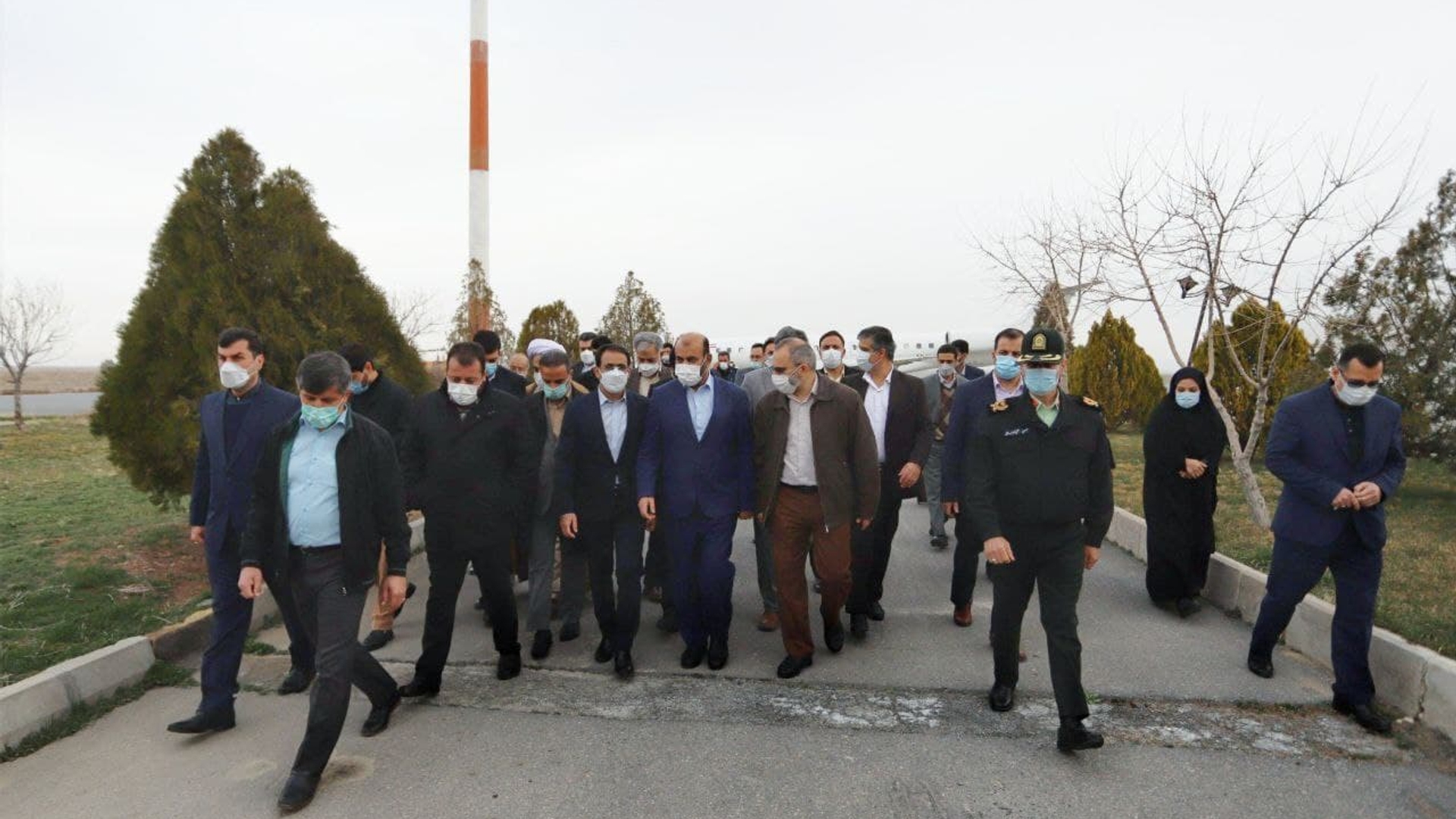 استقبال مسئولین استان از وزیر راه و شهرسازی کشور