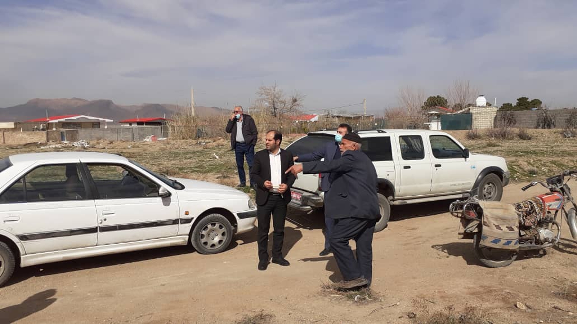 بازدید فرماندار شهرستان دلیجان از وضعیت قنوات منطقه جرجبش