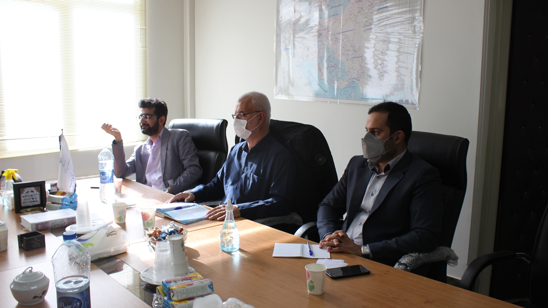 جلسه با فرماندار شهرستان خنداب