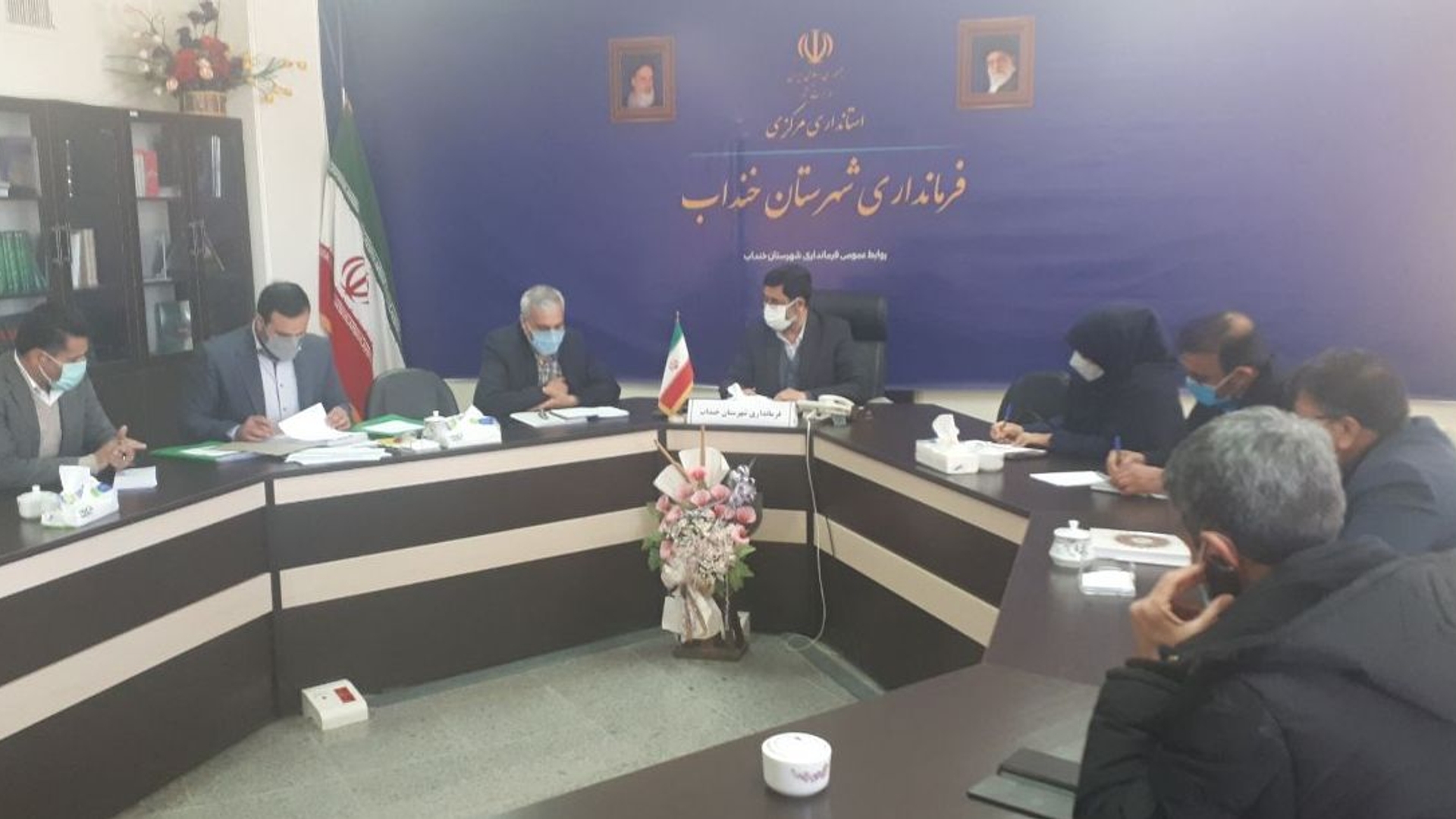 جلسه تعیین تکلیف پروژه نیمه تمام اورژانس جاده ای