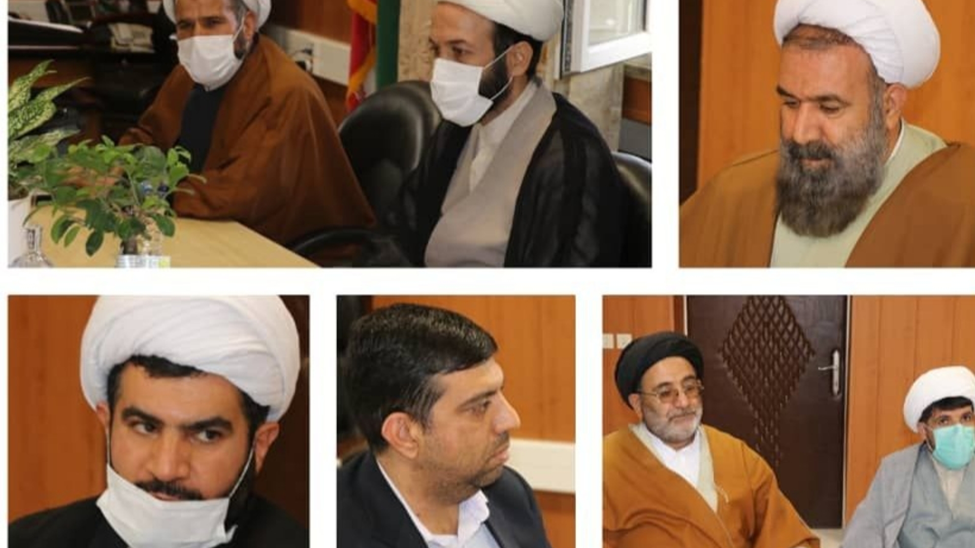 نشست صمیمی حجت الاسلام مرادی دبیر بنیاد غدیر استان و جمعی از روحانیون شهرستان بامهندس هادی فرماندار شهرستان اراک