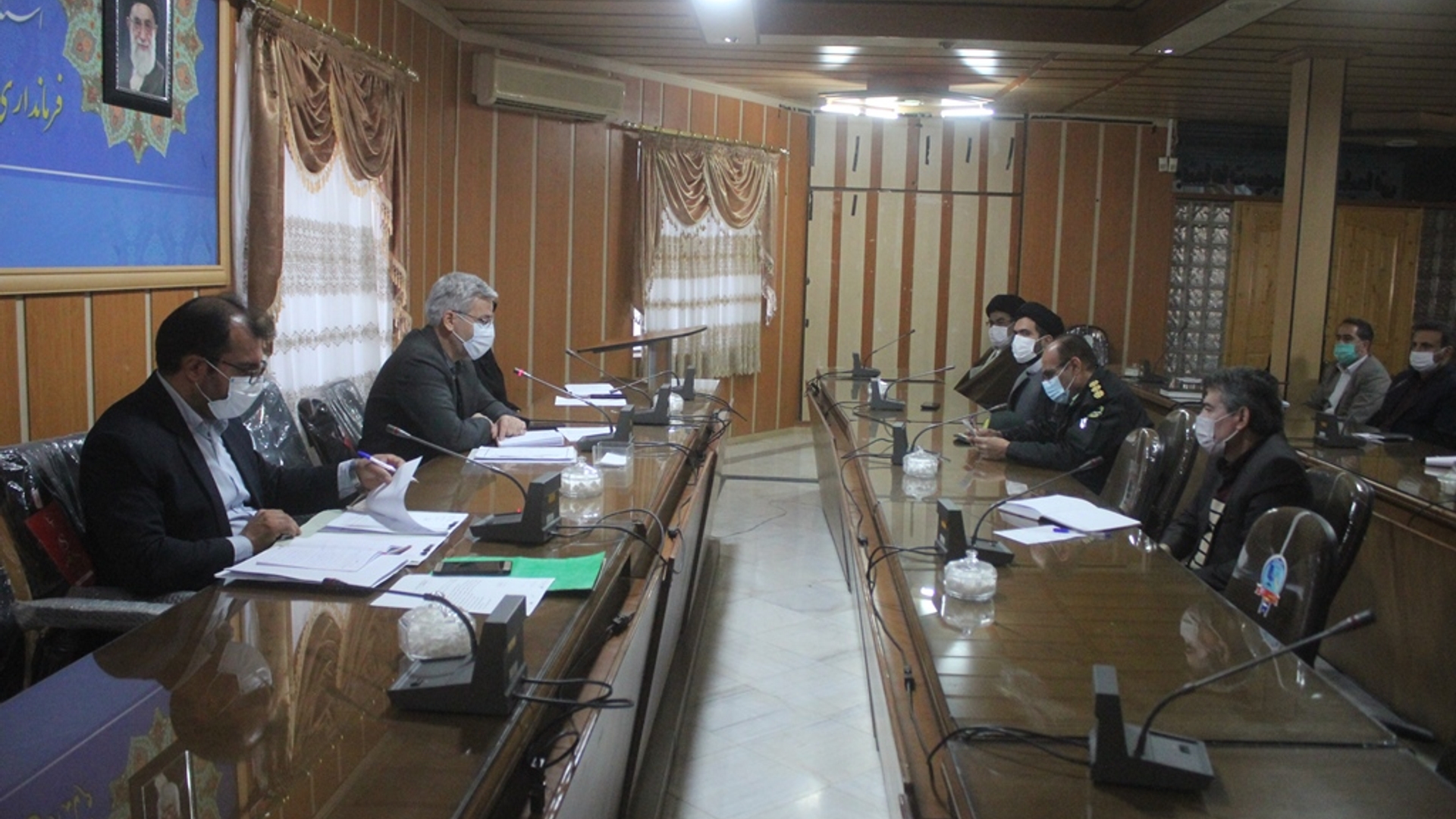 جلسه هماهنگی ستاد خدمات سفر شهرستان خمین