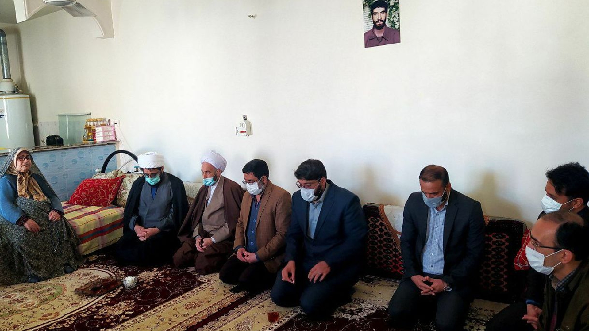 دیدارفرمانداربا خانواده شهید والامقام نعمت الله محمدی