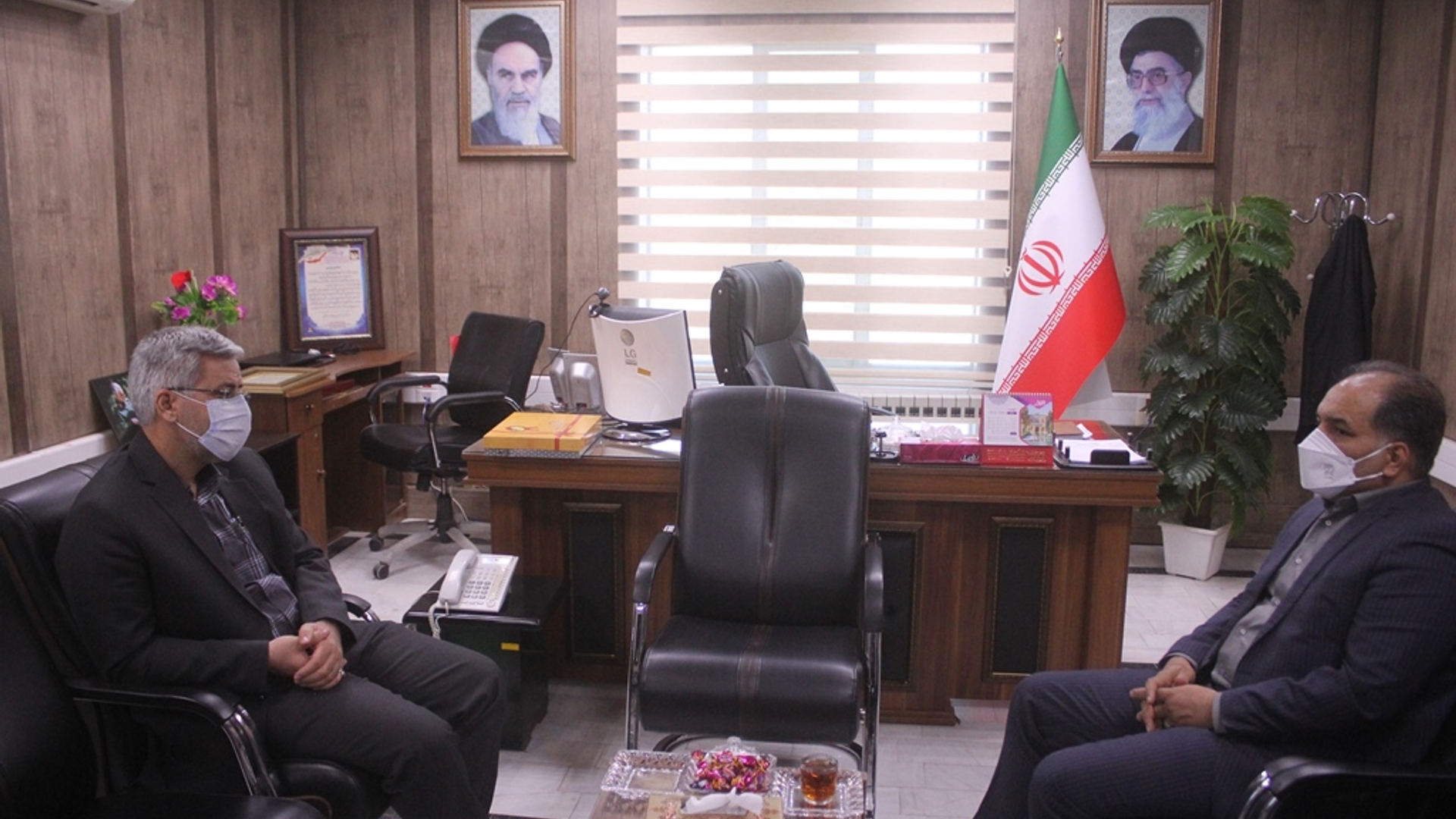 نشست مدیر کل میراث فرهنگی ، صنایع دستی و گردشگری استان با سرپرست فرمانداری شهرستان خمین برگزار شد