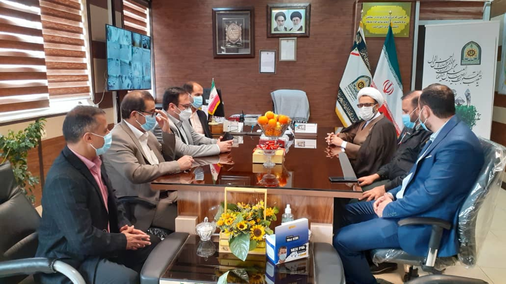 دیدار نوروزی فرماندار با فرمانده انتظامی شهرستان دلیجان