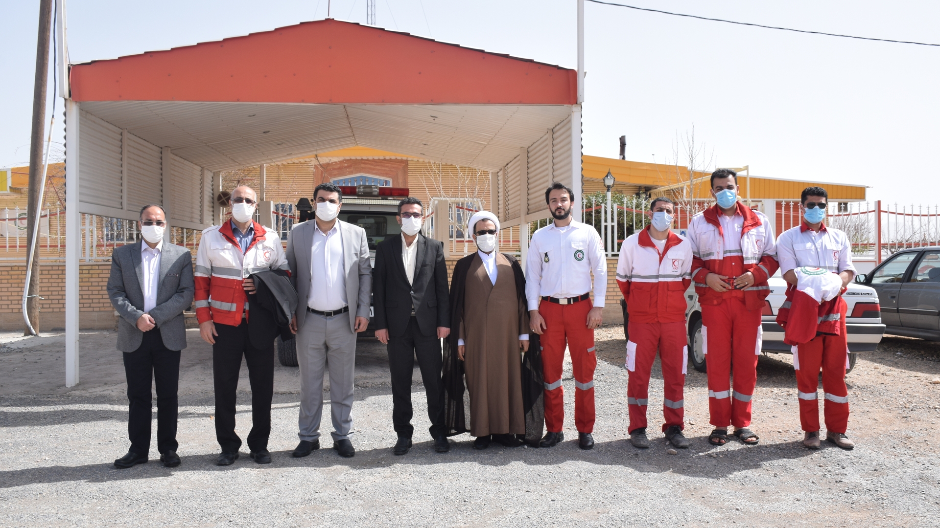 بازدید از پایگاه امداد و نجات بین شهری(جاده ای) سه راهی حاجی آباد