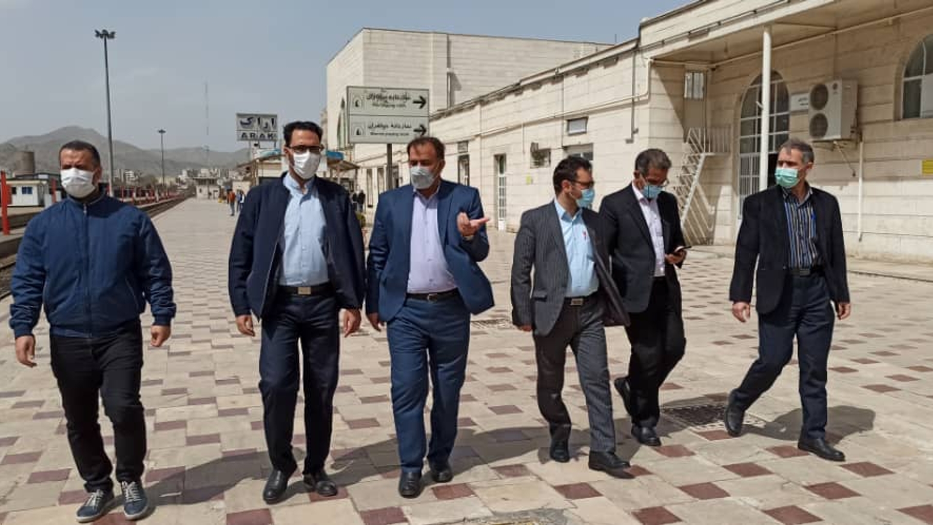 بازدید از اداره کل راه آهن