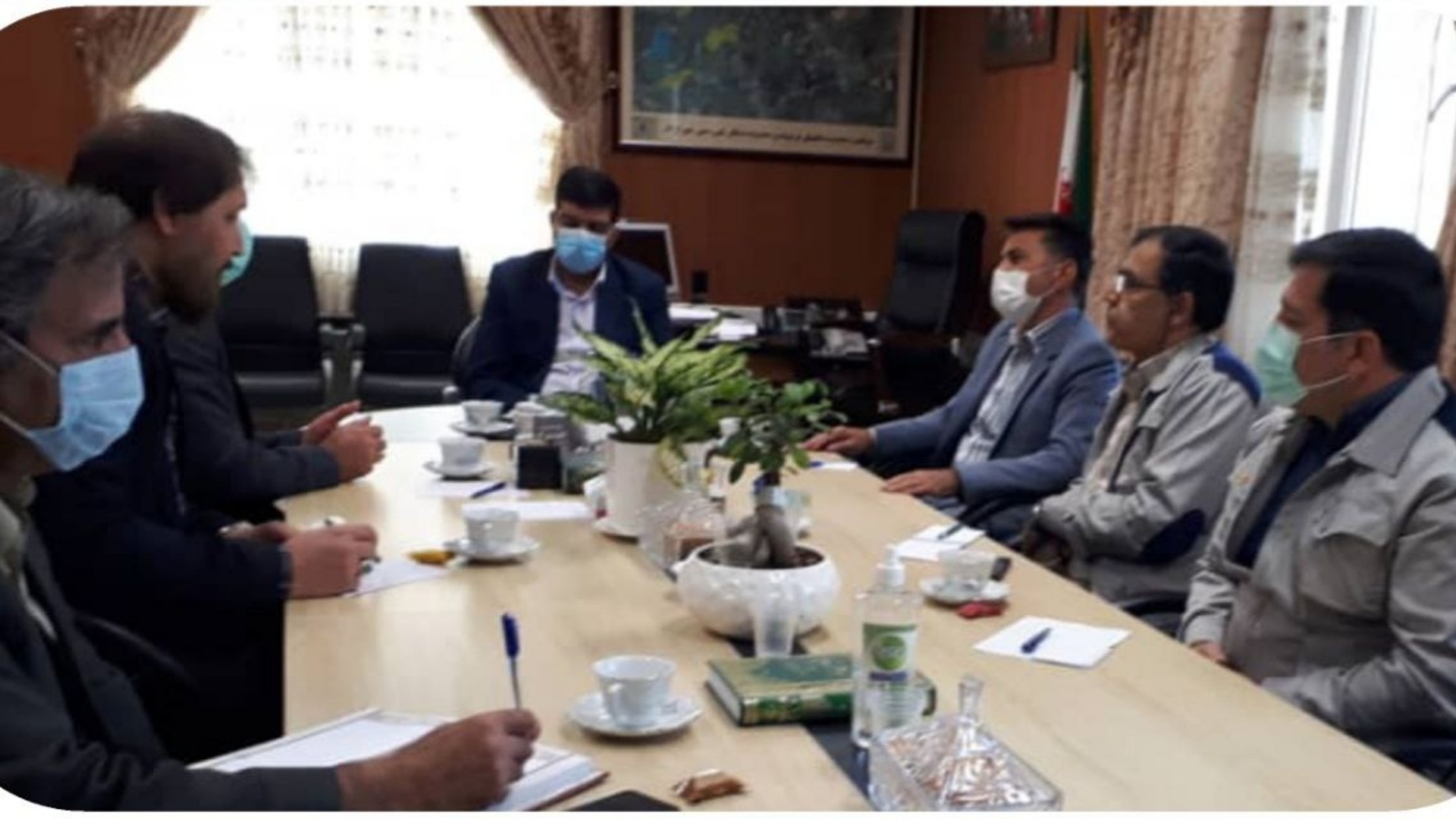 نشست اعضای کانون کارگری شهرستان اراک وروسای شورای اسلامی کار برخی صنایع بزرگ شهرستان اراک