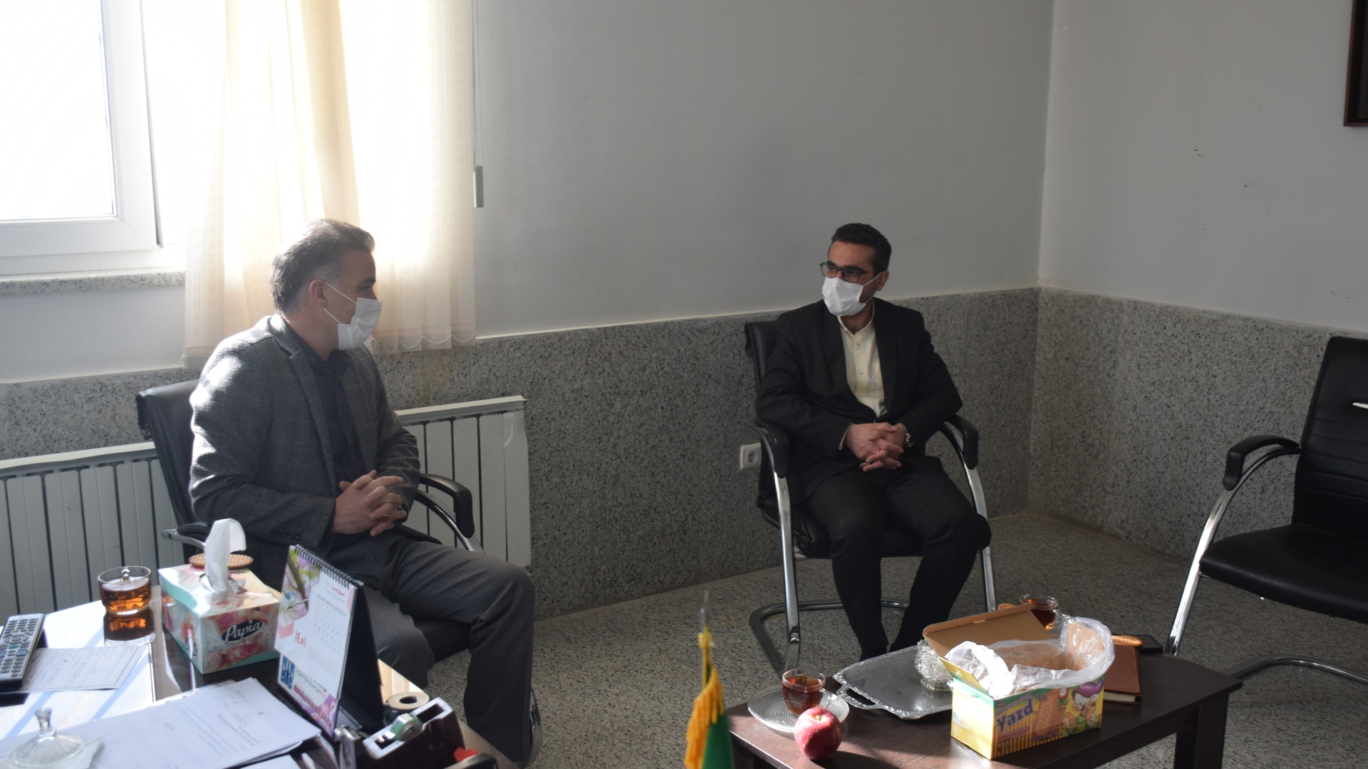 بازدید سرزده محمدرضا ناظری فرماندار شهرستان محلات از اداره ورزش و جوانان