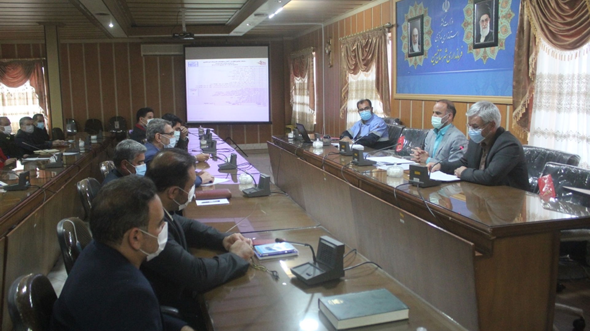 جلسه هماهنگی  ستاد خدمات سفر شهرستان خمین برگزار شد