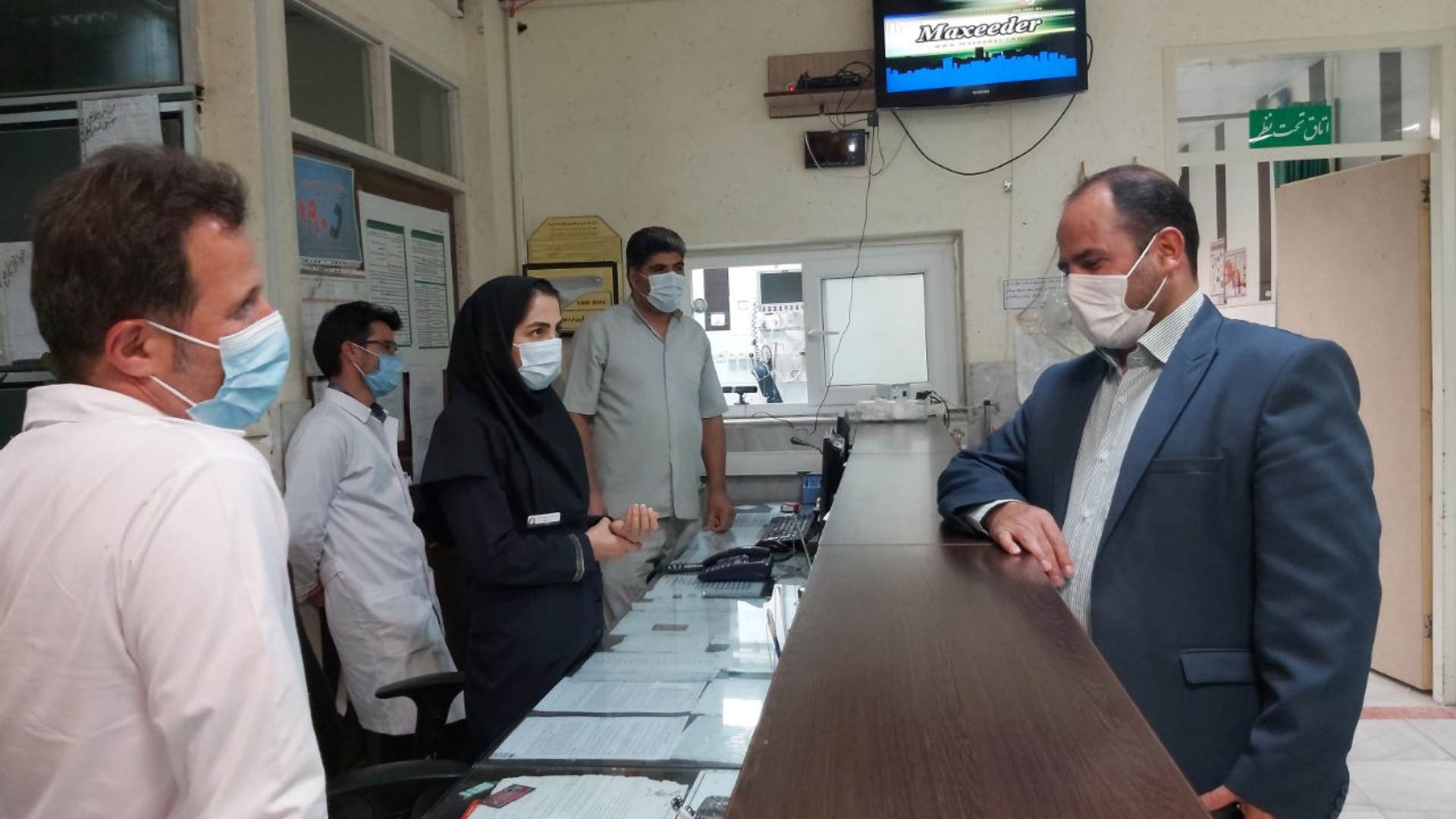 حضور در بیمارستان امام سجاد (ع) آشتیان