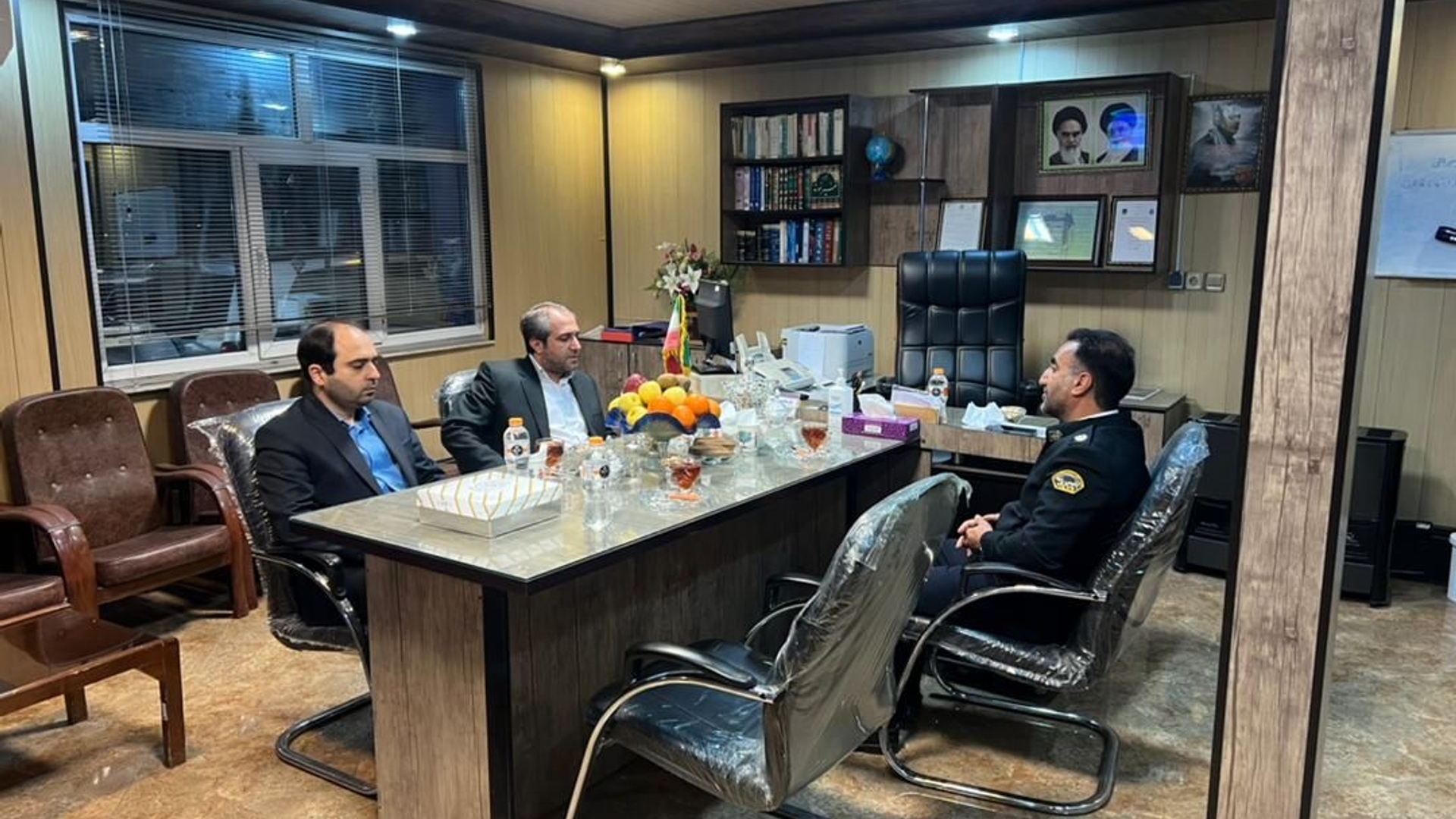 "مهدی الیاسی" سرپرست فرمانداری ویژه ساوه، از پلیس راه محور قدیم ساوه - همدان بازدید کرد.