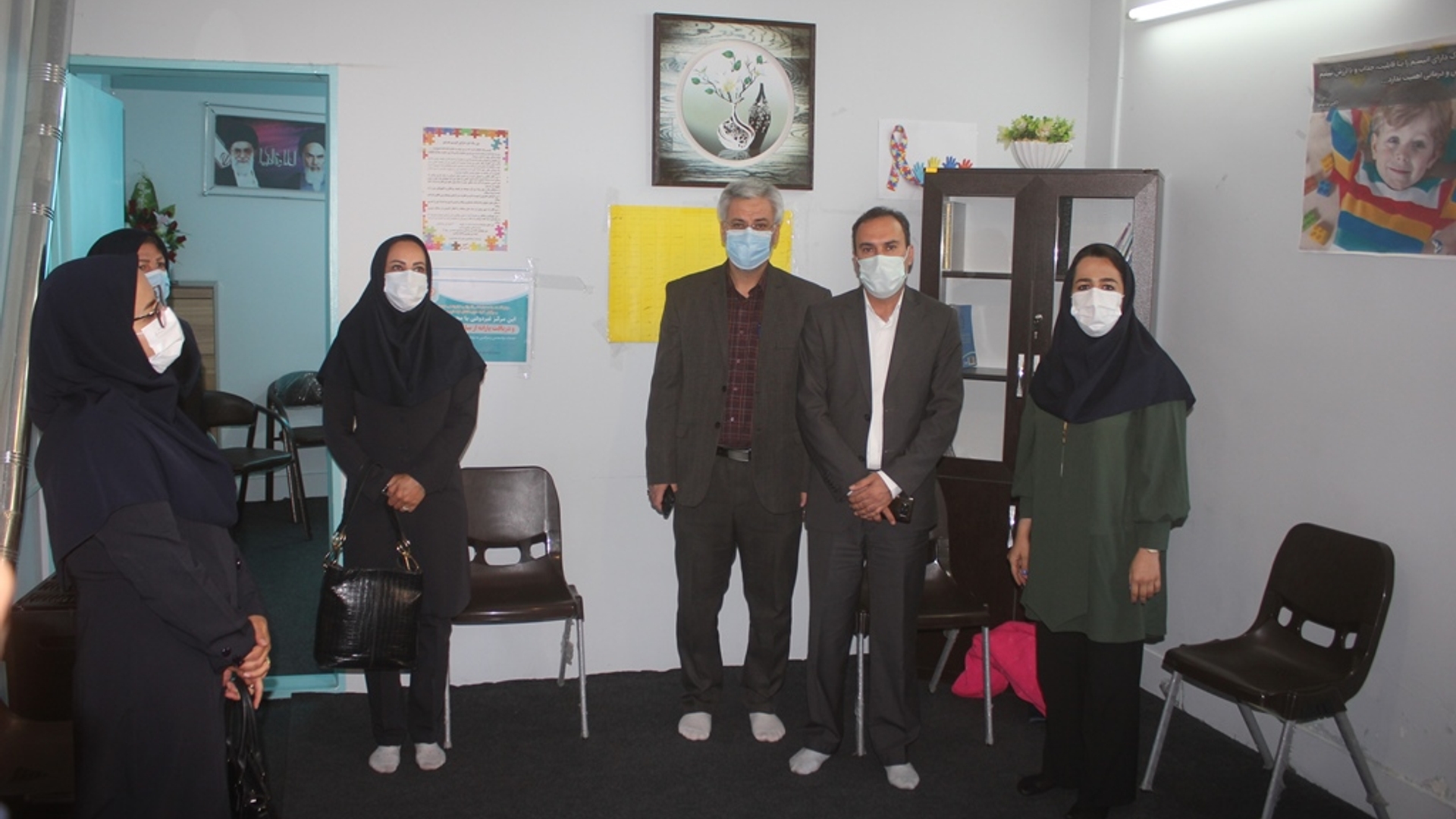 سرپرست فرمانداری شهرستان از مرکز توانبخشی اتیسم ماندگار خمین بازدید کرد