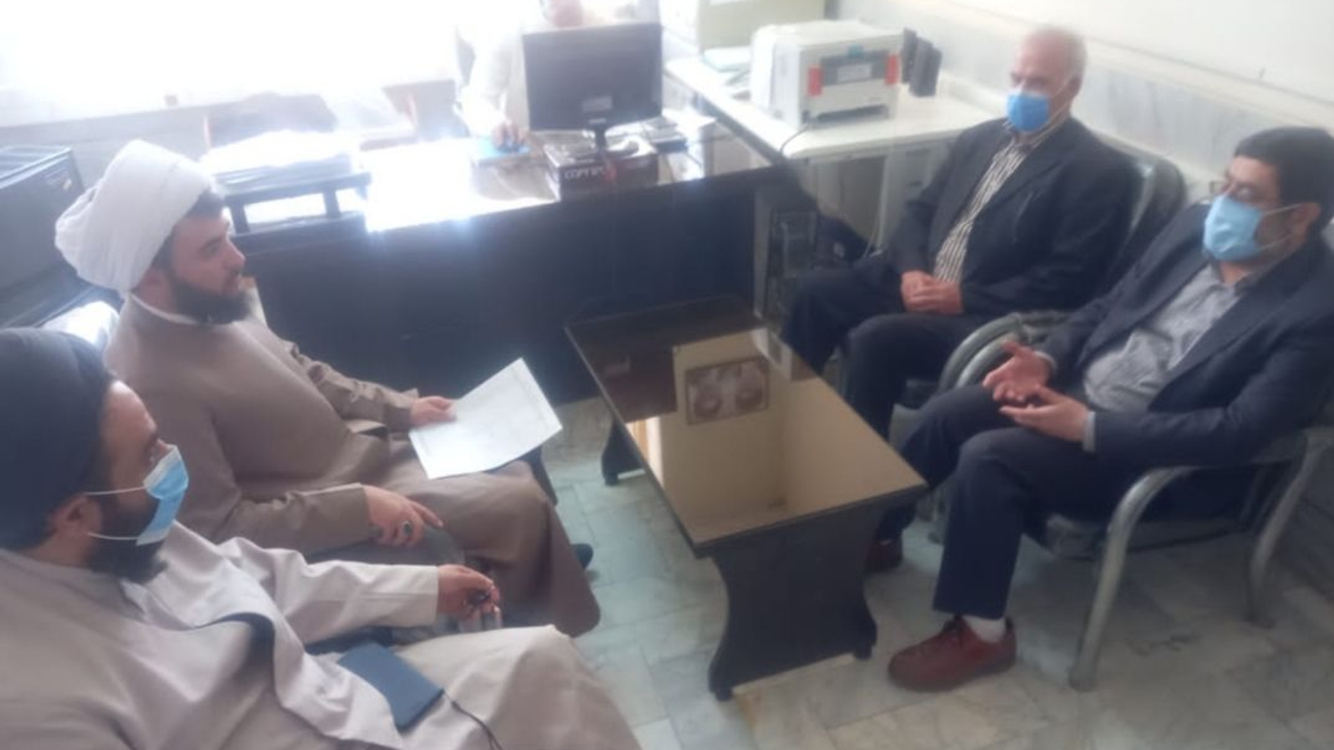 بازدید سرپرست فرمانداری از اداره تبلیغات اسلامی