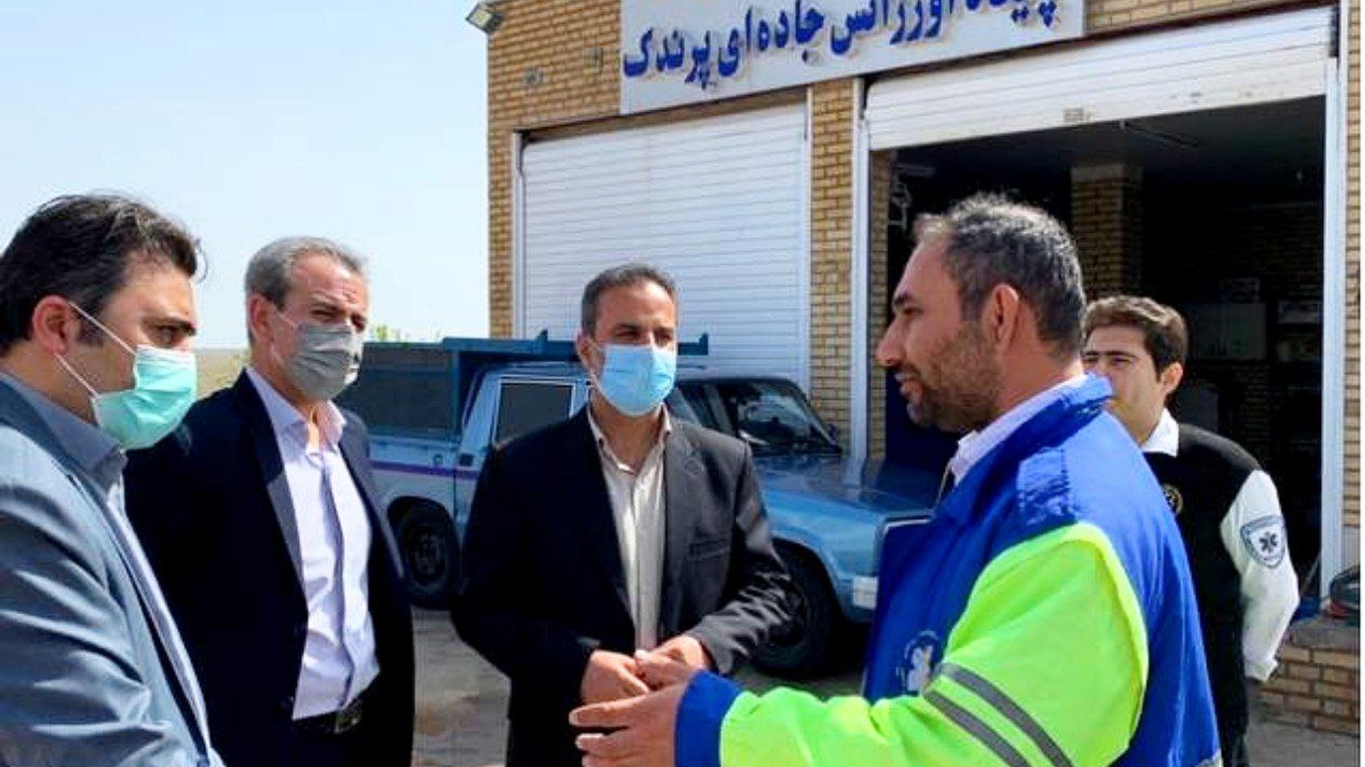 از پایگاه اورژانس جاده ای پرندک