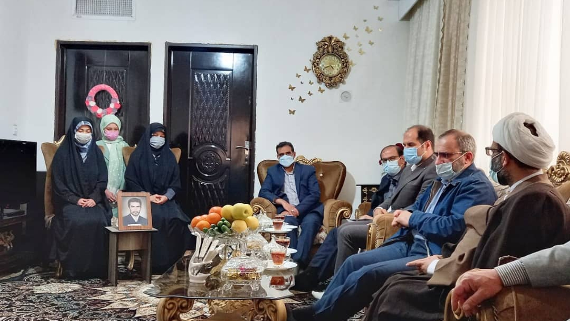 دیدار استاندار مرکزی با تعدادی از خانواده های شهدای شهرستان دلیجان