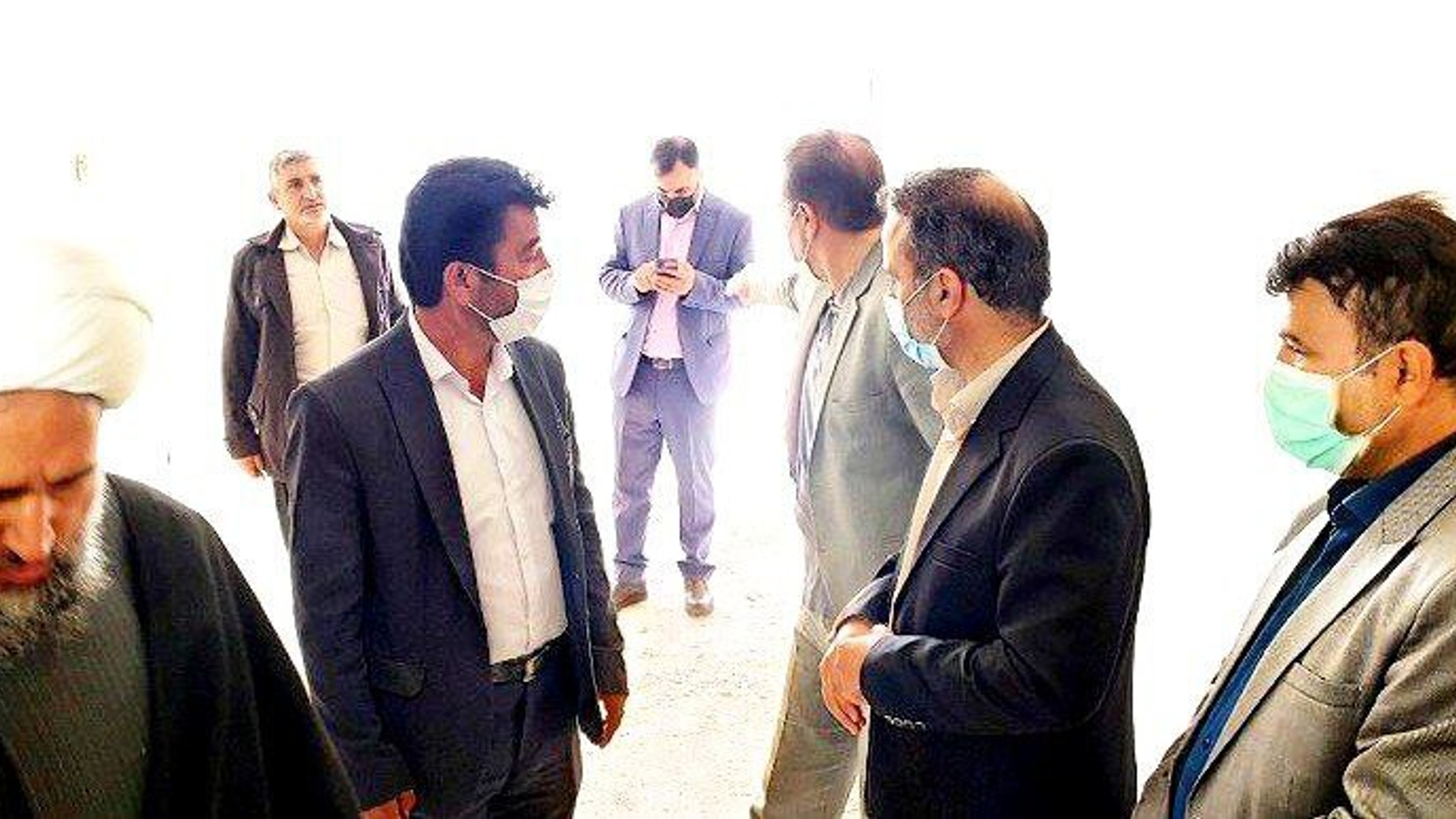 از ساختمان بخشداری زاویه