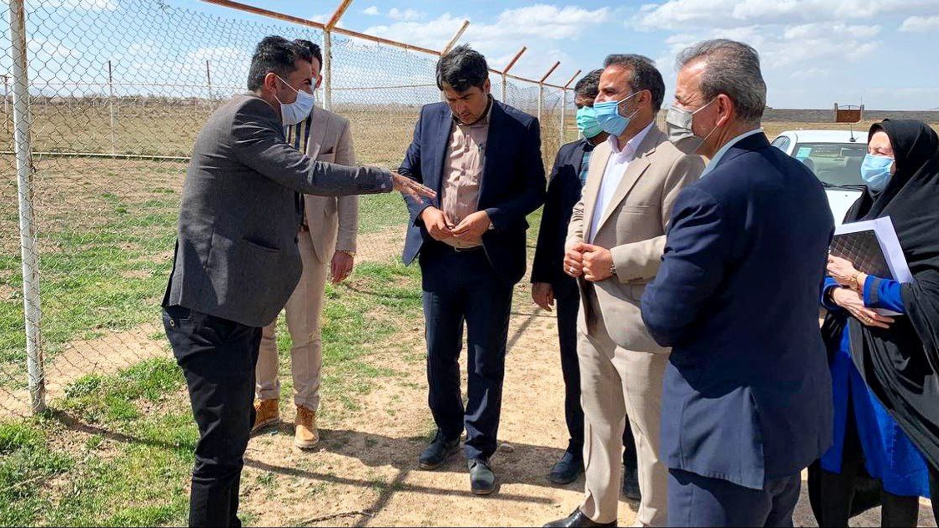 از زمین اختصاصی چمن شهر خشکرود