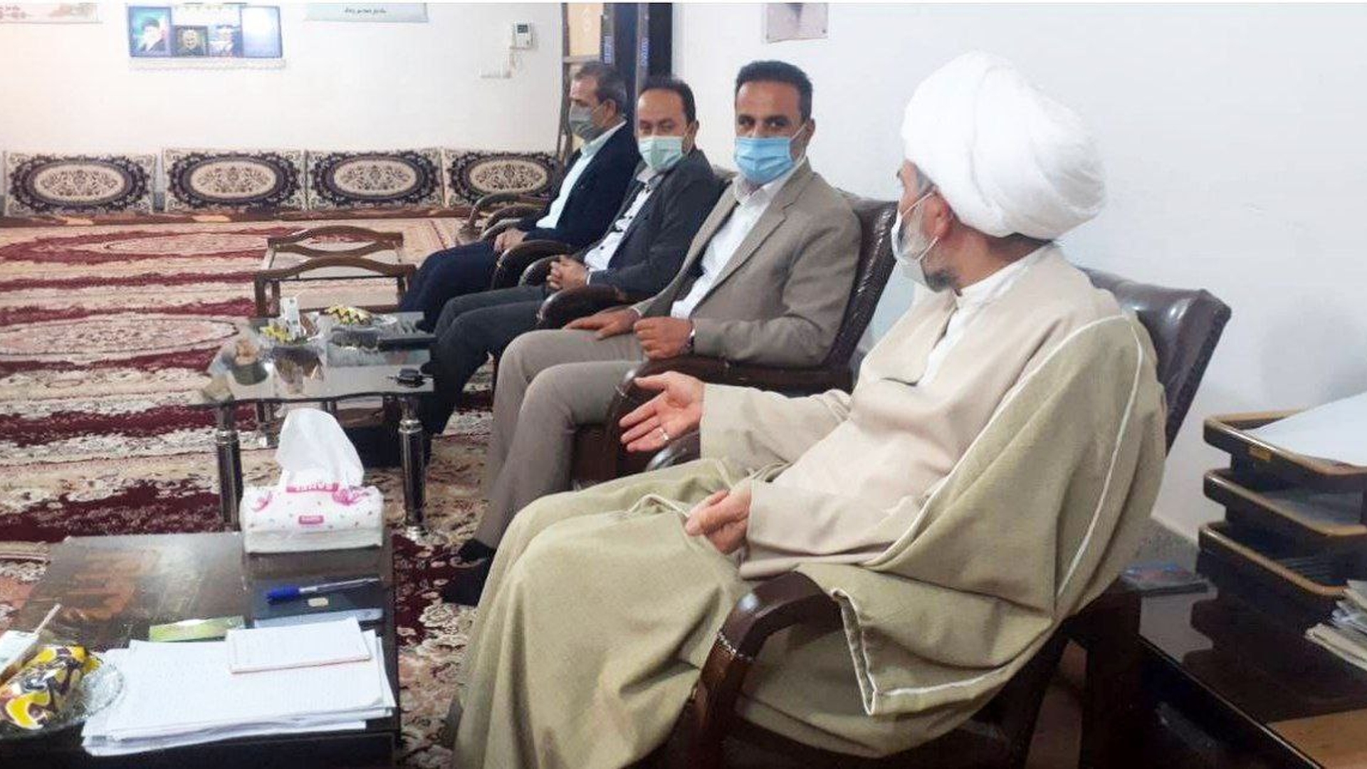 نشست با حجت الاسلام مجدی زاده امام جمعه شهر پرندک