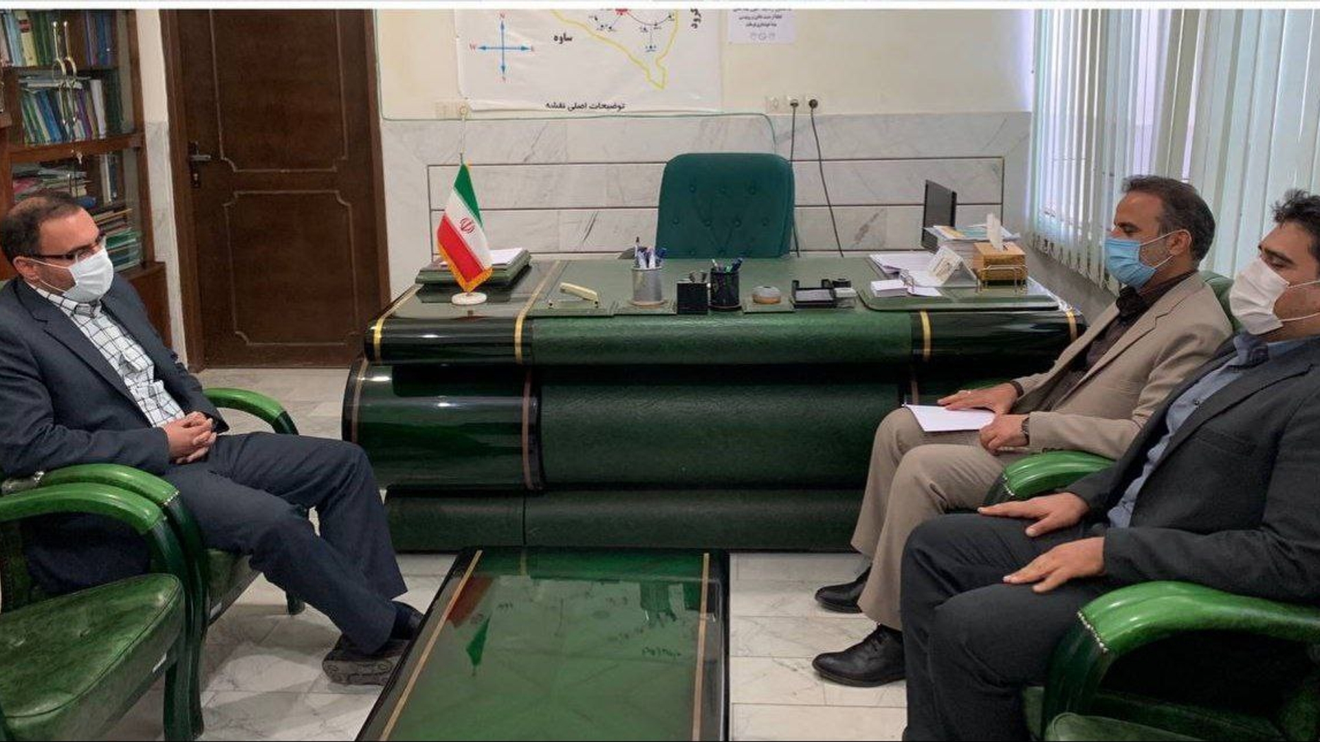 نشست با جناب آقای عظیمی بخشدار خرقان