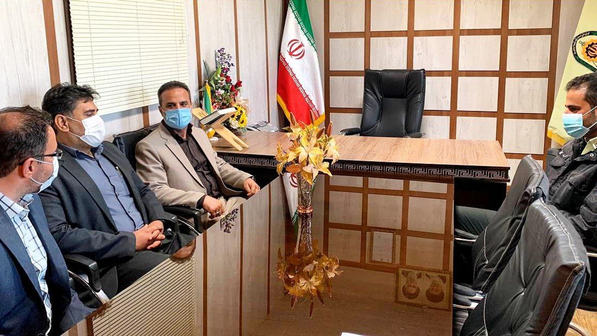 نشست با فرماندهی انتظامی بخش رازقان