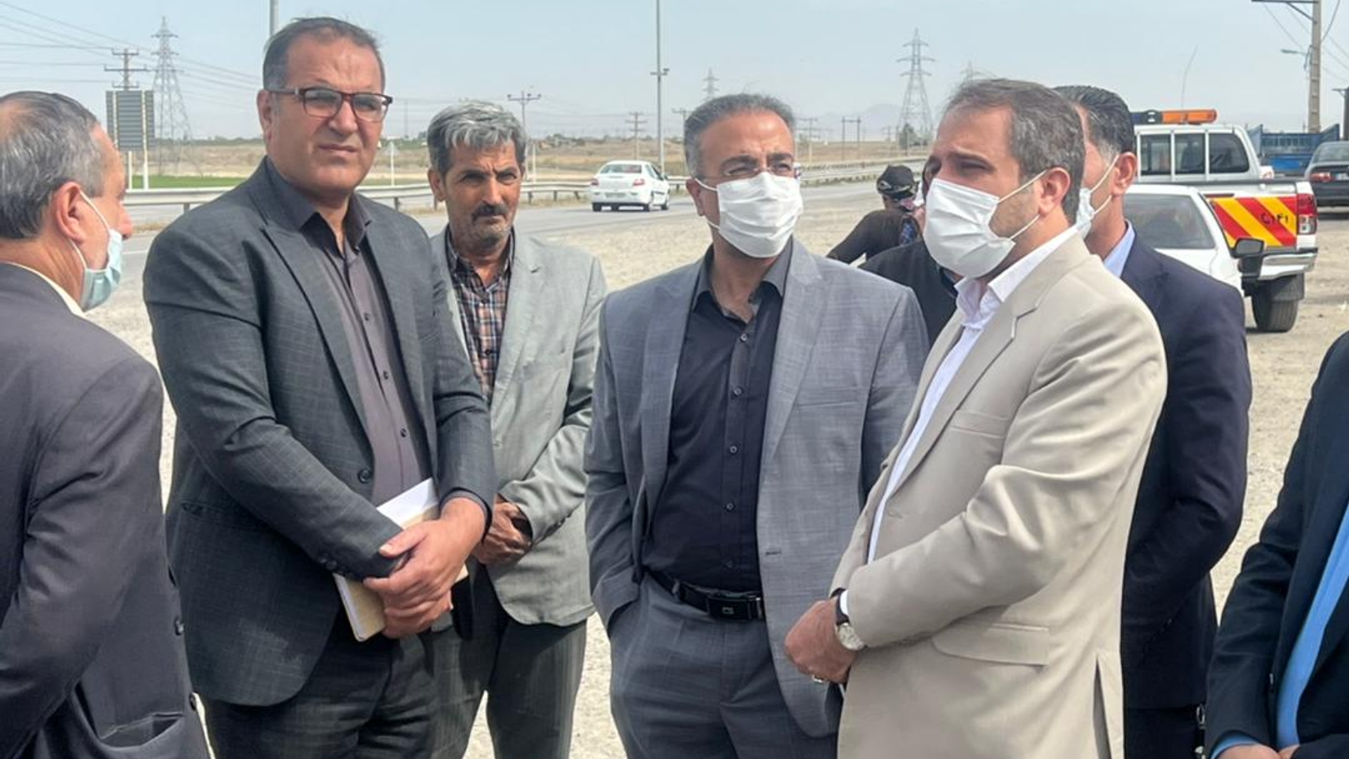 بازدید مهدی الیاسی ، سرپرست فرمانداری ویژه ساوه از محور قدیم ساوه - سلفچگان