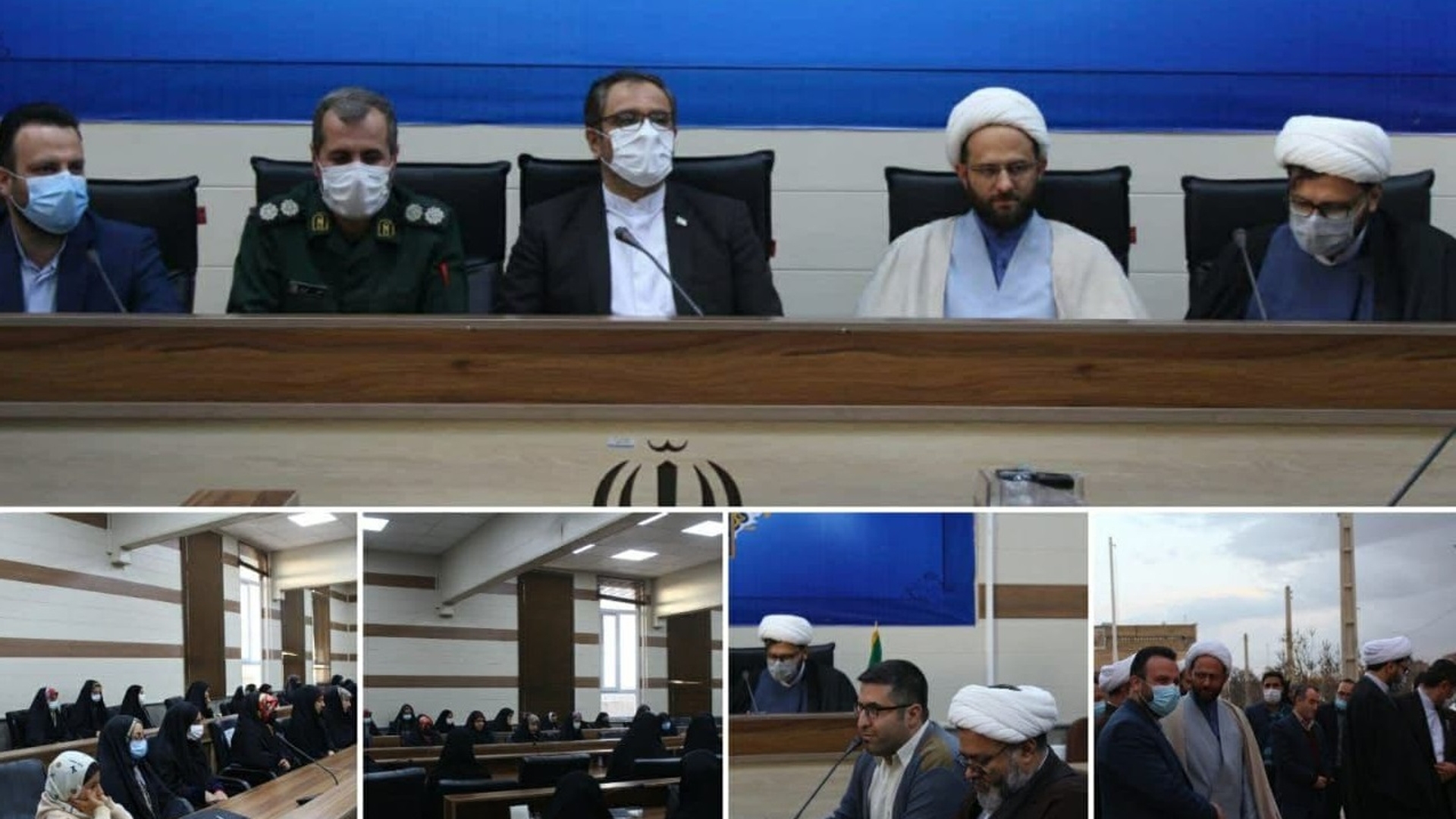 مراسم بدرقه بانوان قاری و حافظ قرآن کریم شهرستان به مشهدالرضا(ع)