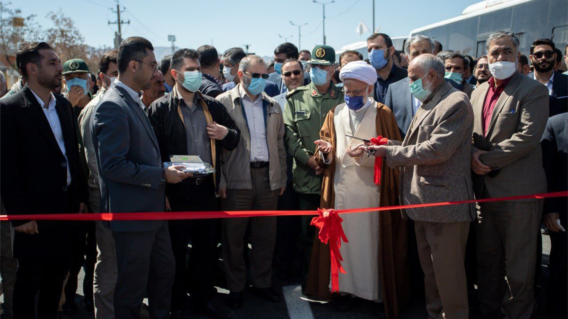 افتتاح تقاطع غیر همسطح حاج قاسم سلیمانی در اراک