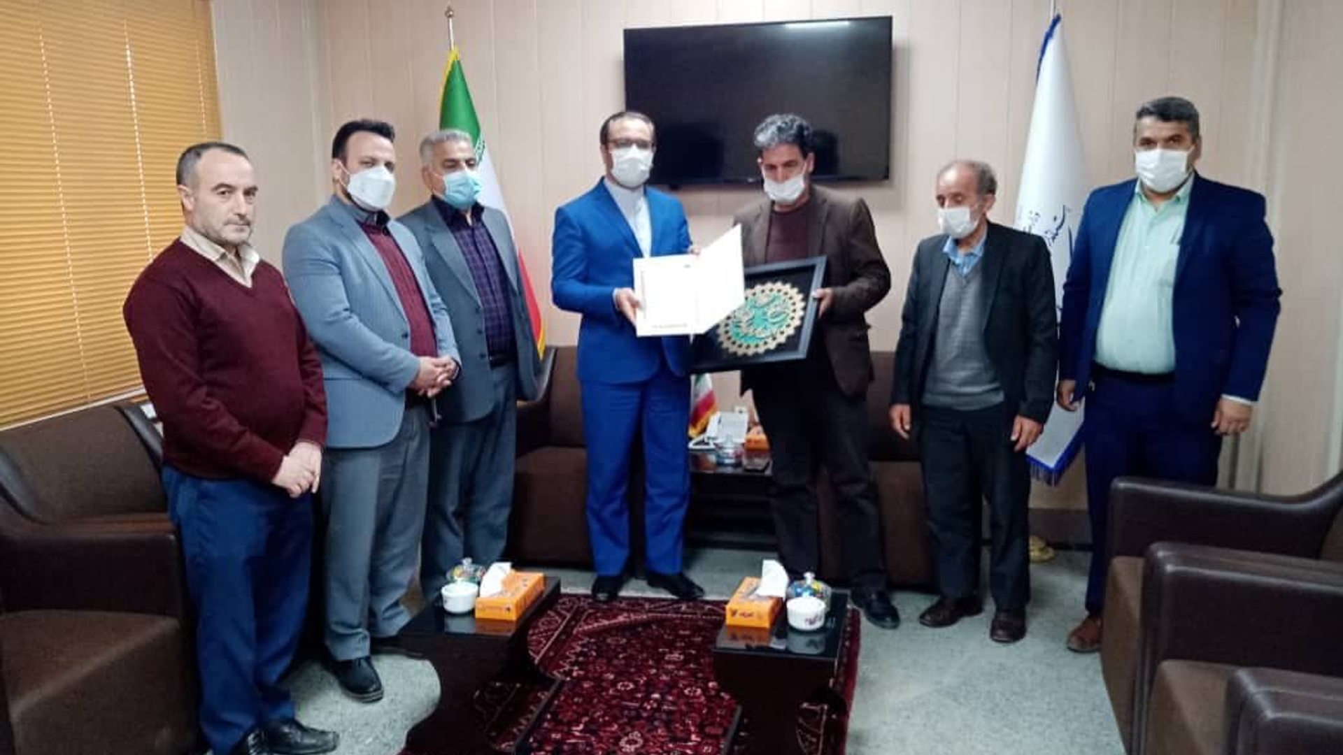 تقدیر از عملکرد و اقدامات مدیرعامل مرکز نیکوکاری "نیکان" وفس