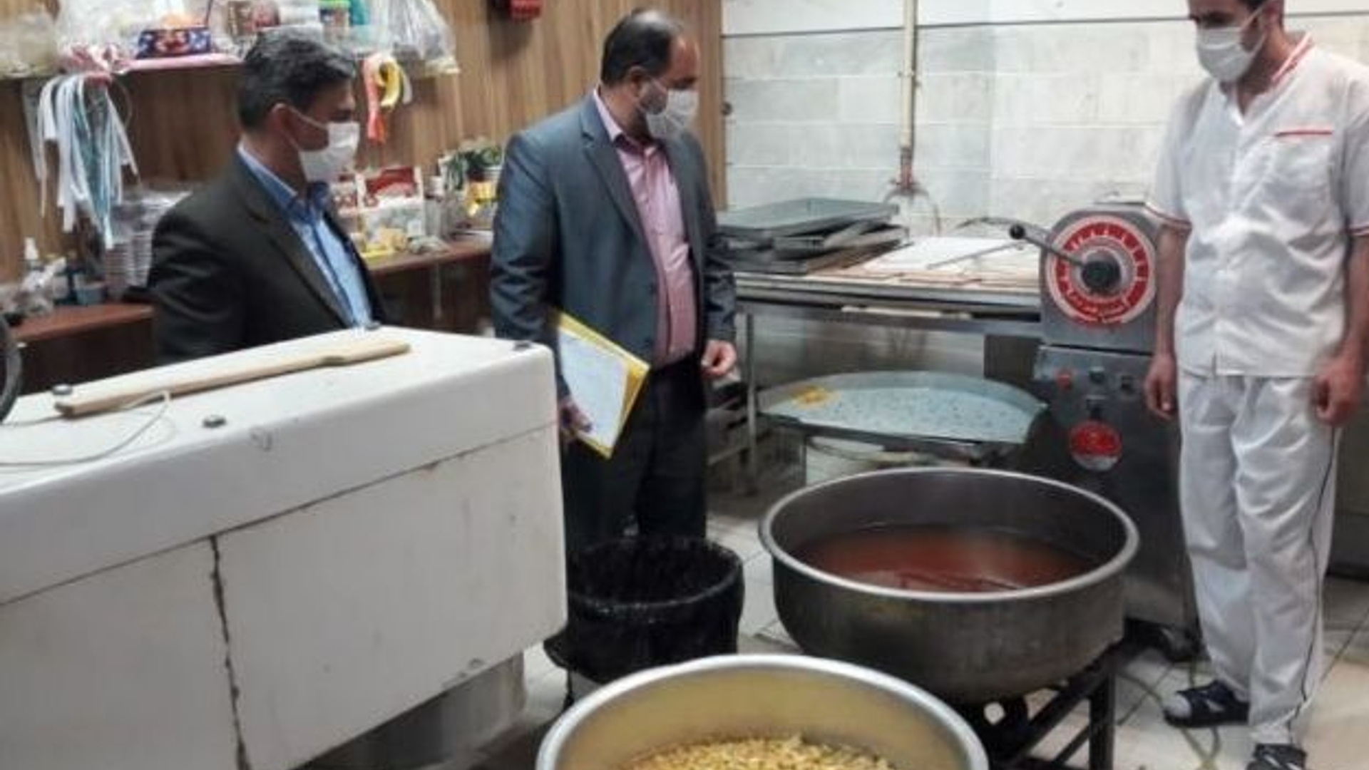 اجرای مانور مشترک بازرسی و نظارت بر محصولات کشاورزی در شهرستان خنداب