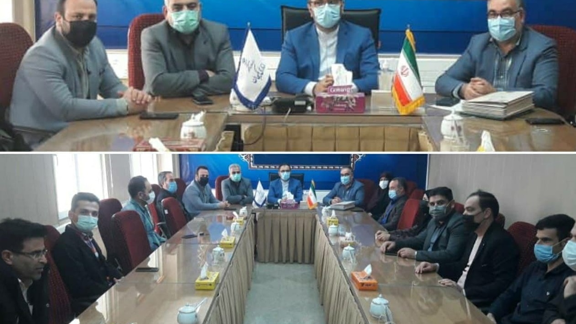 جلسه داخلی و دیدار اداری فرماندار با پرسنل فرمانداری و بخشداری مرکزی