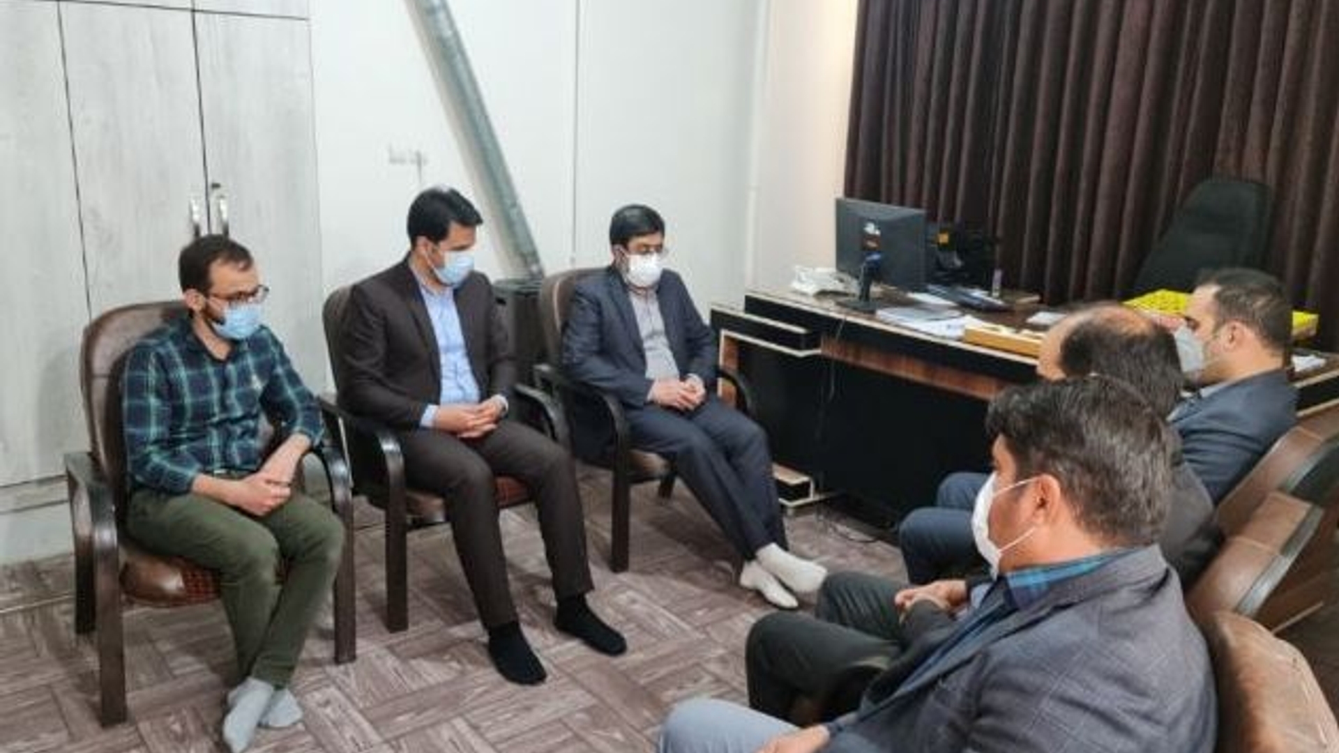 بازدید فرماندارخنداب از بنیادمسکن انقلاب اسلامی