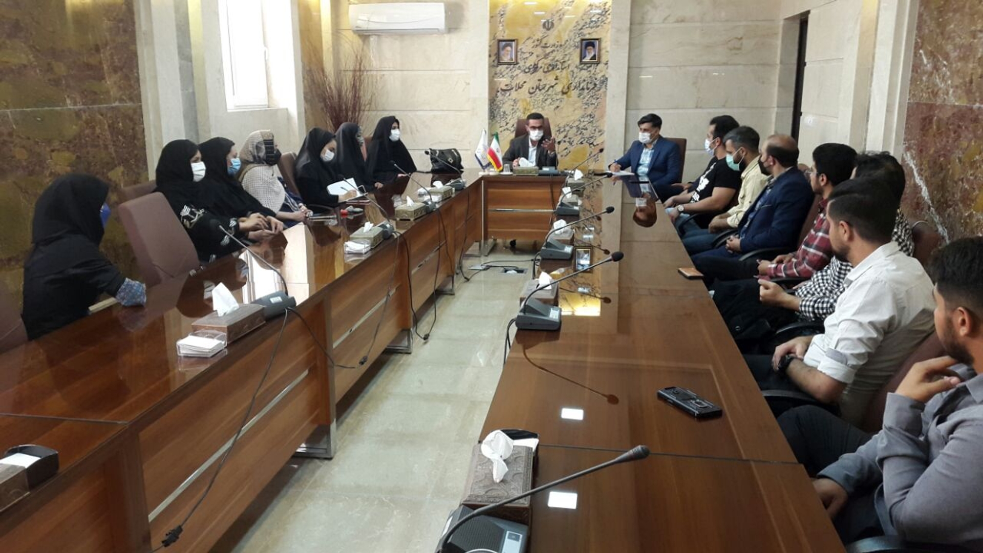 دیدار رئیس و اعضای هیات ورزش‌های همگانی شهرستان محلات با فرماندار