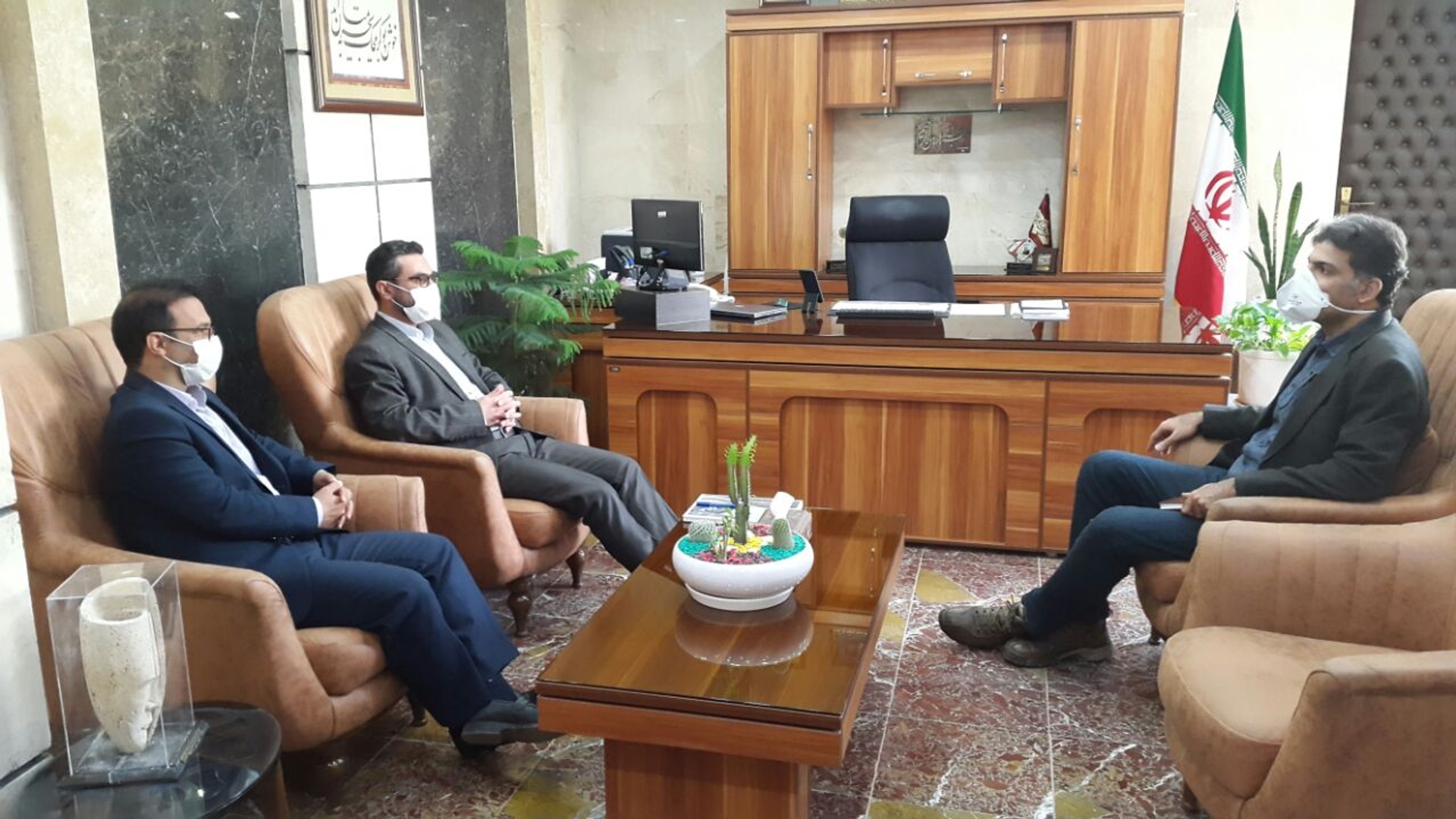 دیدار مسئول نمایندگی نظام مهندسی ساختمان شهرستان محلات با فرماندار