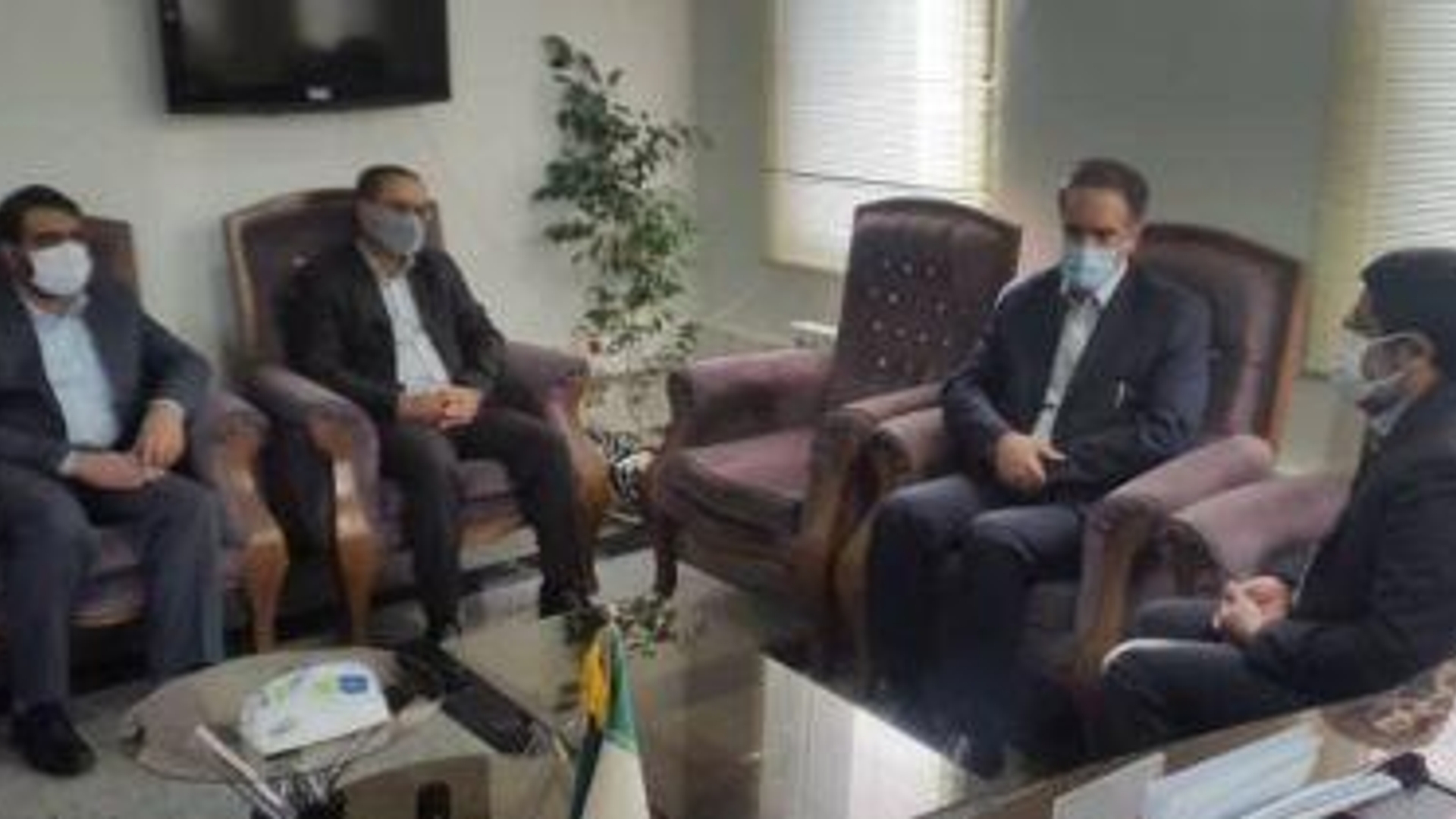 ""دیدار مدیرکل فنی و حرفه ای استان با فرماندار""