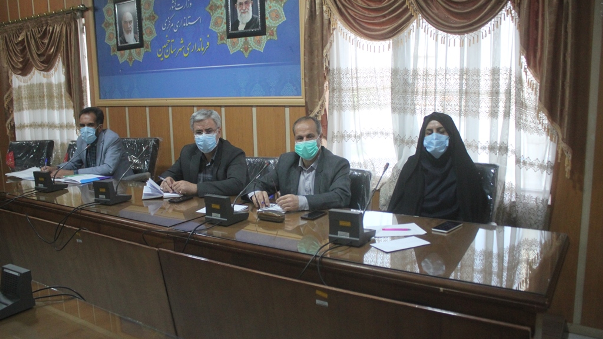 جلسه کارگروه  تخصصی امور اجتماعی و فرهنگی ، سلامت ، زنان و خانواده شهرستان خمین برگزار شد