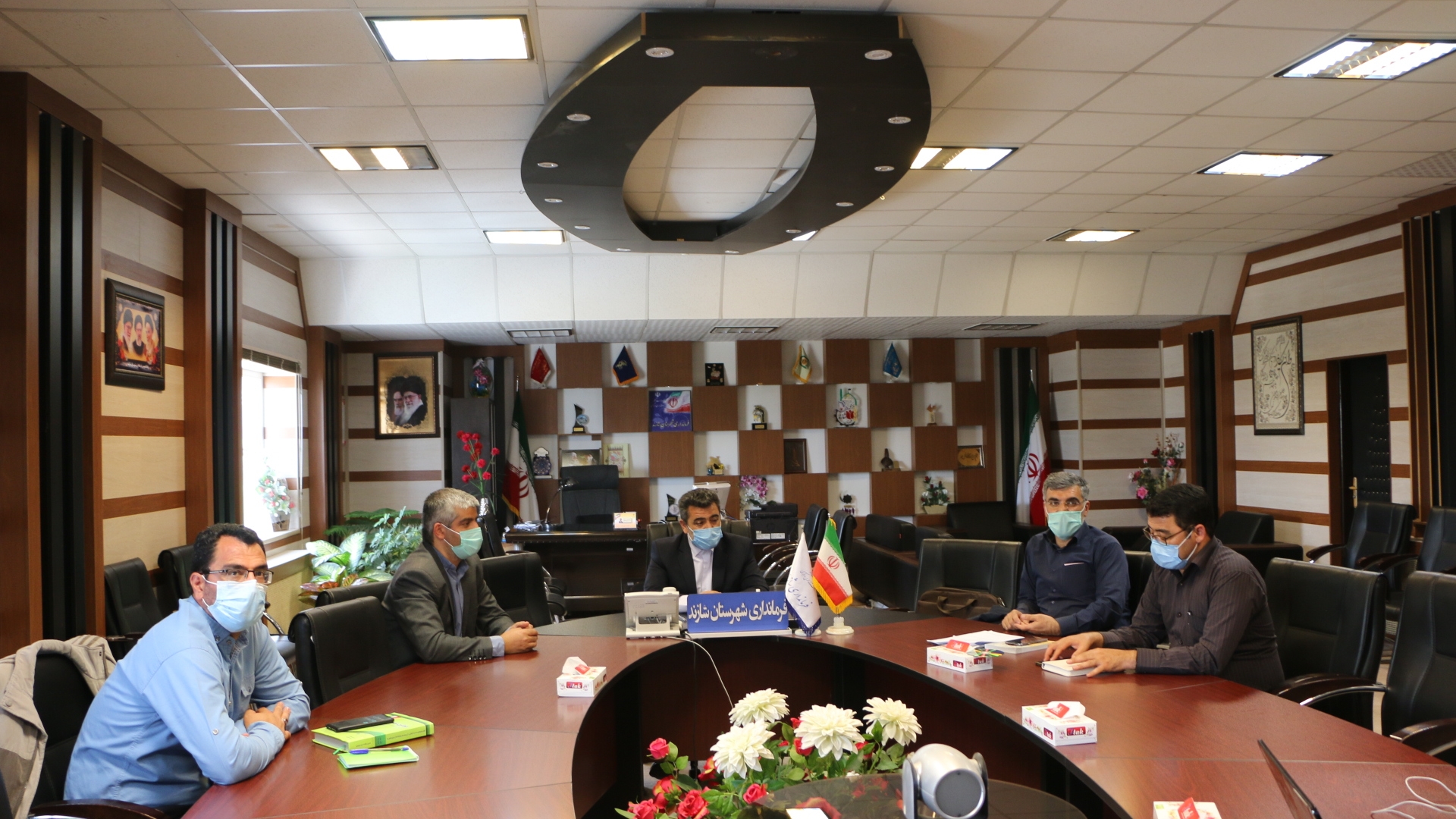 جلسه هیات تطبیق مصوبات شورای اسلامی شهرهای شهرستان شازند