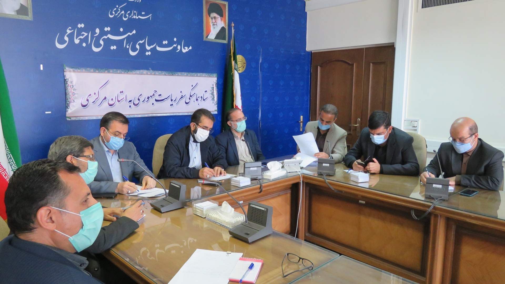 جلسه هماهنگي سفر رئيس جمهور محترم به استان مركزي در روز سه شنبه مورخ 1401-01-23 برگزار گردید.