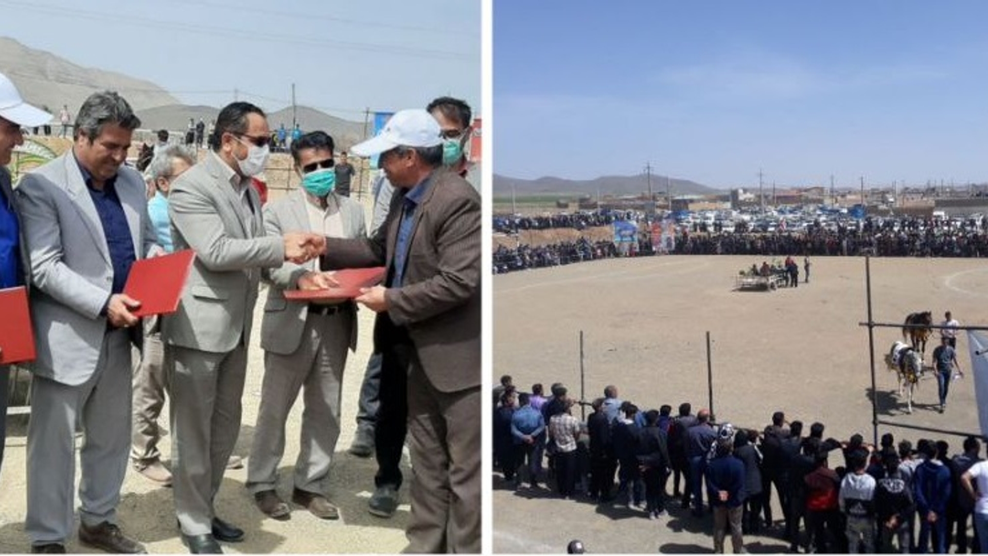 حضور فرماندار کمیجان در دومین دوره همایش سوارکاری و حرکات نمایشی یادواره شهدای روستای بزرگ سمقاور
🔸️🔸️