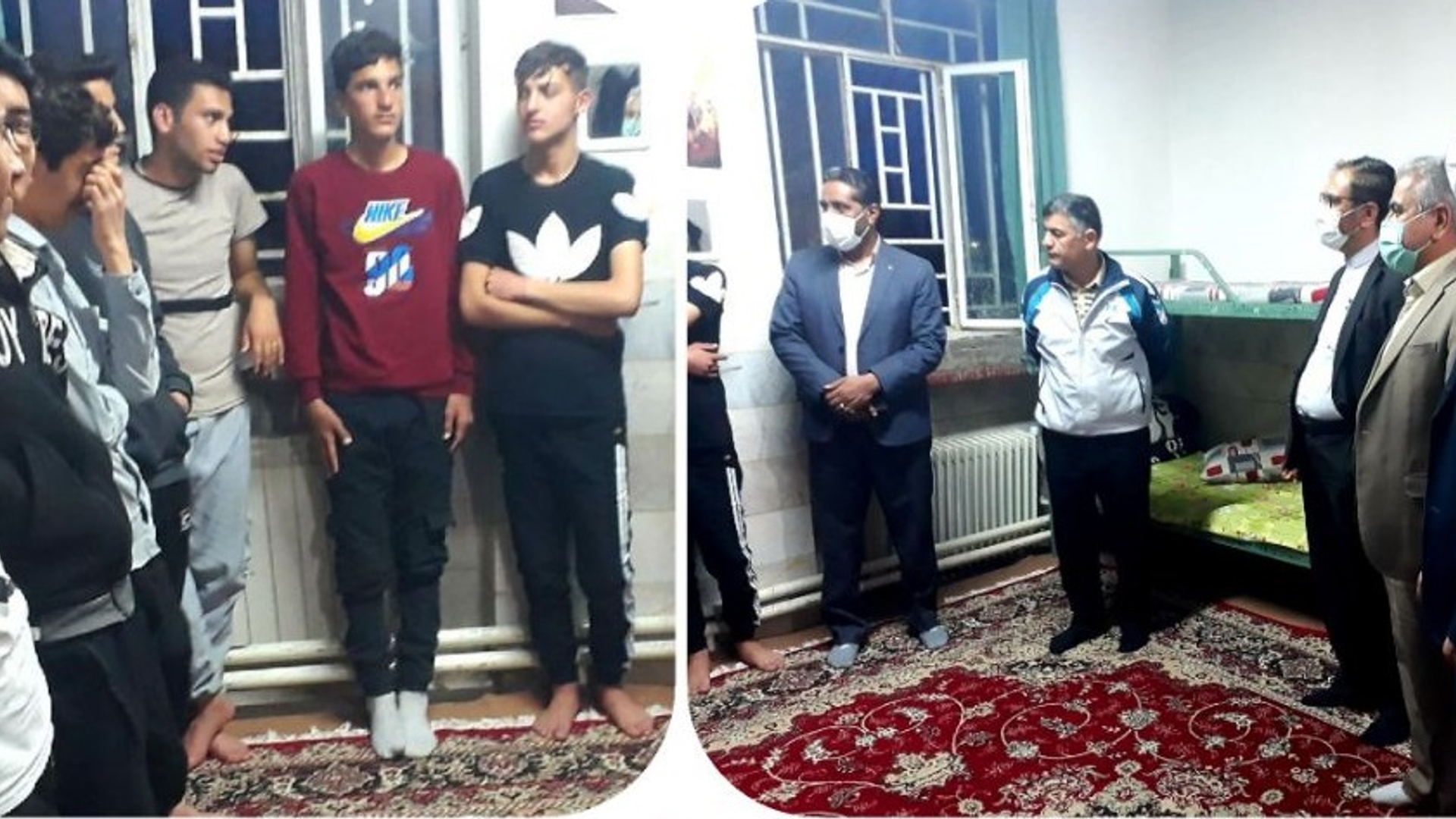 بازدید فرماندار از مدارس شبانه روزی پسرانه شهرستان کمیجان