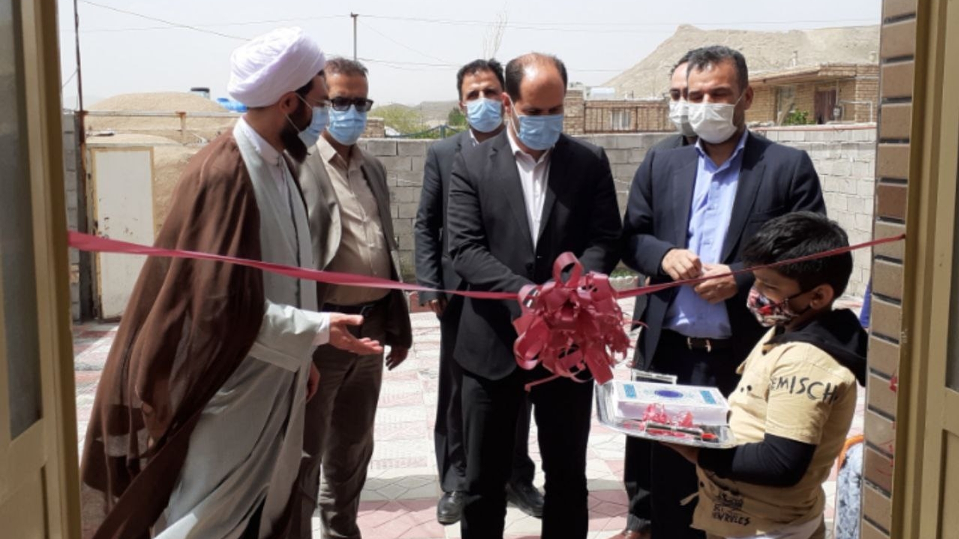 افتتاح یک باب منزل محرومین در روستای راوه