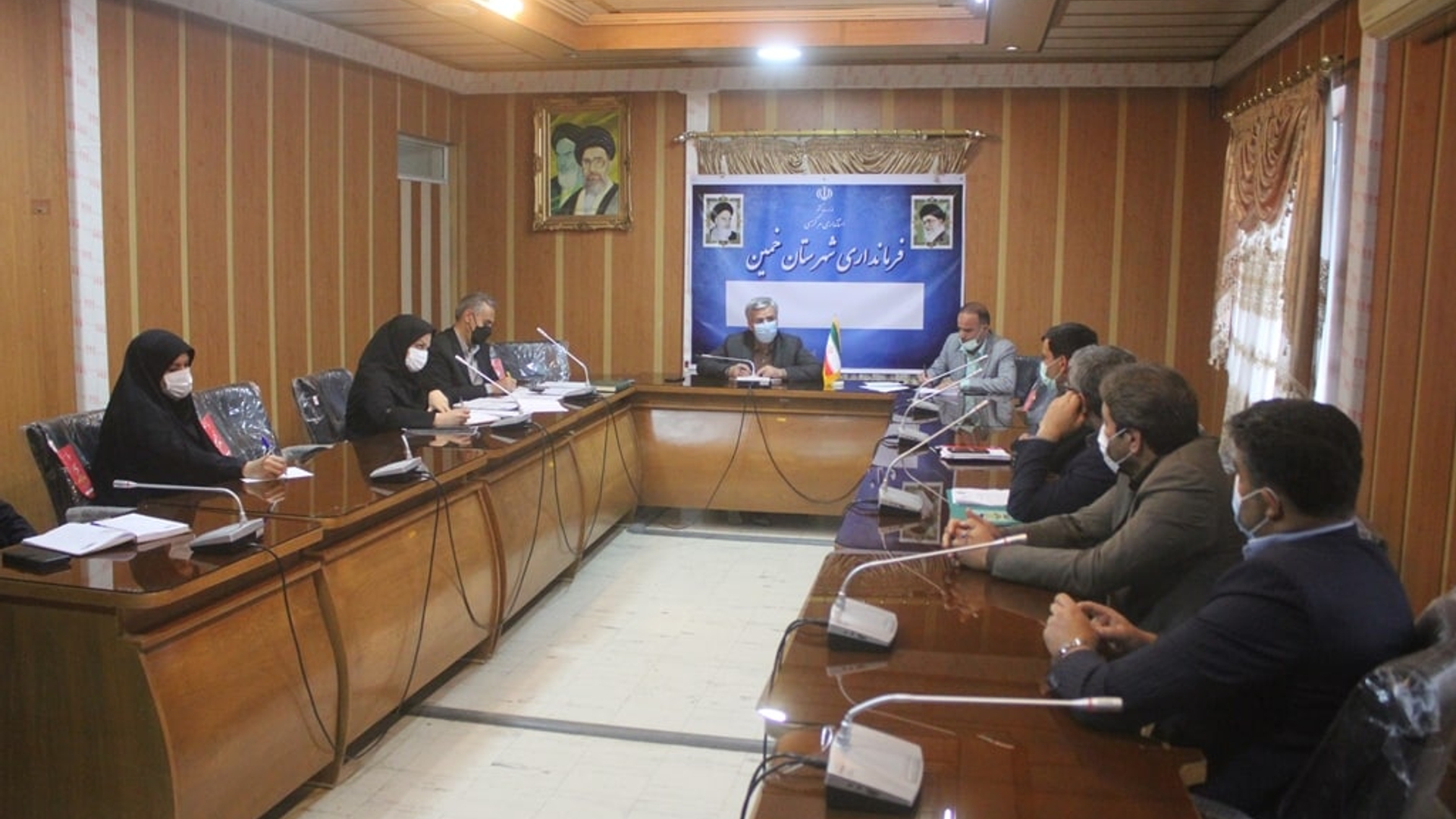 جلسه کارگروه بند خ ماده 33 برنامه ششم توسعه کشور در شهرستان خمین برگزار شد.