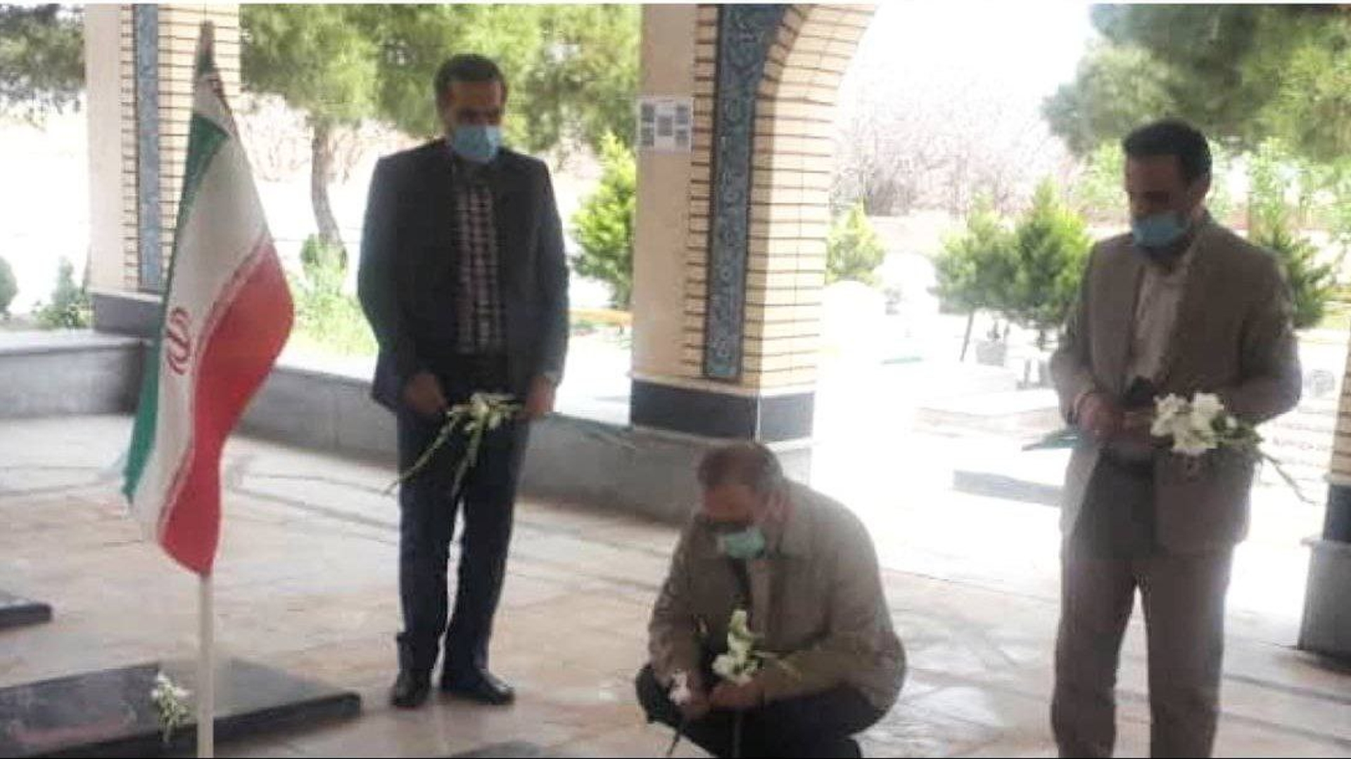 گلباران گلزاری شهدای آسیابک با حضور جناب آقای مخلص الائمه استاندار مرکزی