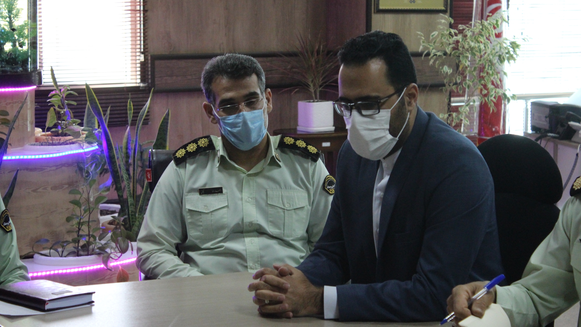 جلسه با  فرمانده انتظامی استان مرکزی