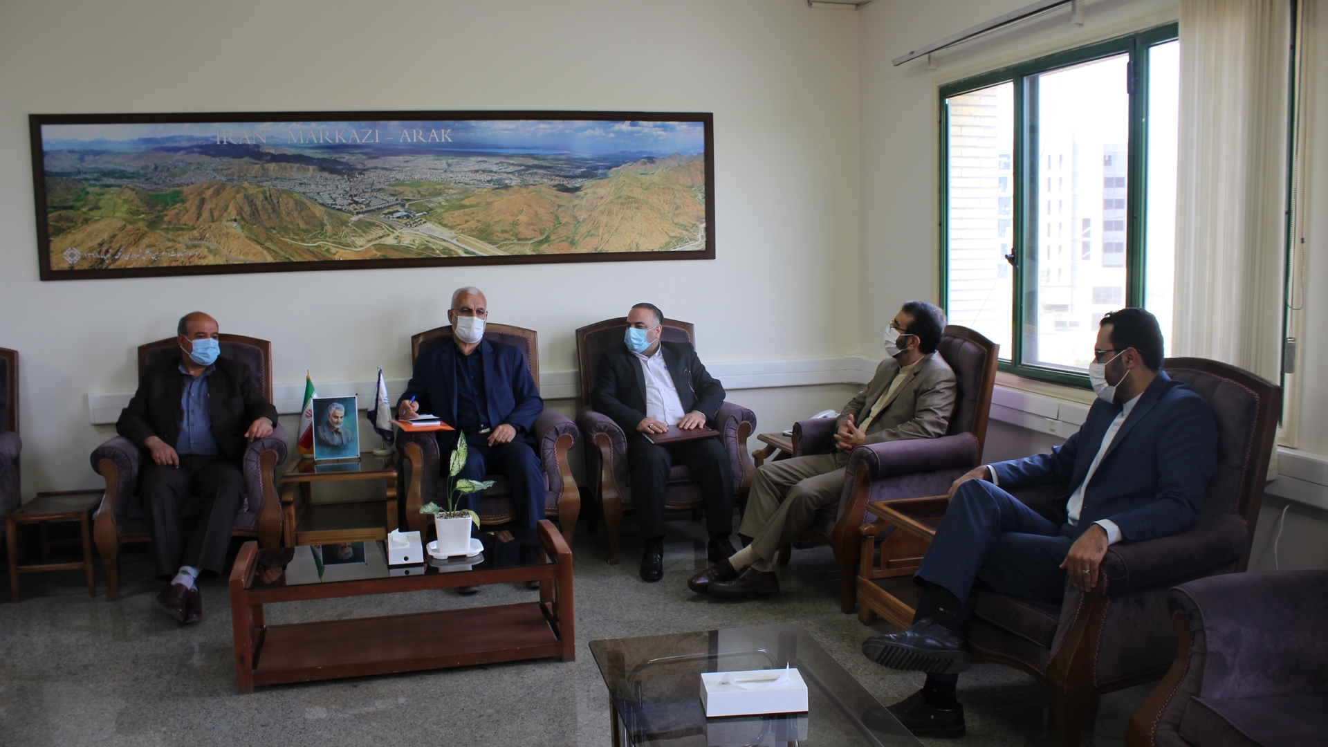 دیدار سرپرست محترم معاونت سیاسی، امنیتی و اجتماعی با مدیرکل پدافند غیرعامل