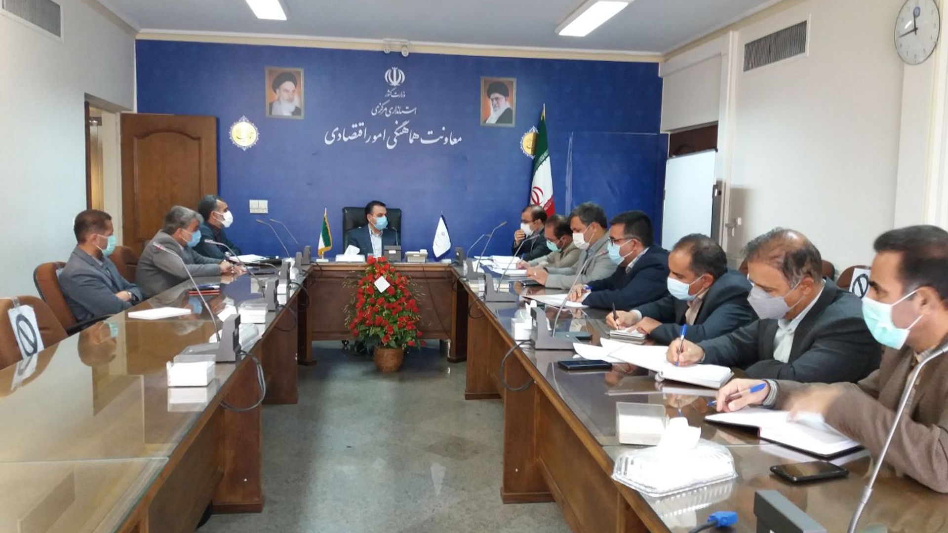 جلسه کمیته اقدام مشترک تنظیم بازار استان به ریاست سرپرست معاونت هماهنگی امور اقتصادی استانداری و با حضور سرپرست دفتر هماهنگی امور اقتصادی و مدیران دستگاه های اجرایی با موضوع "تنظیم بازار و تامین و توزیع کالاهای اساسی "برگزار گردید.