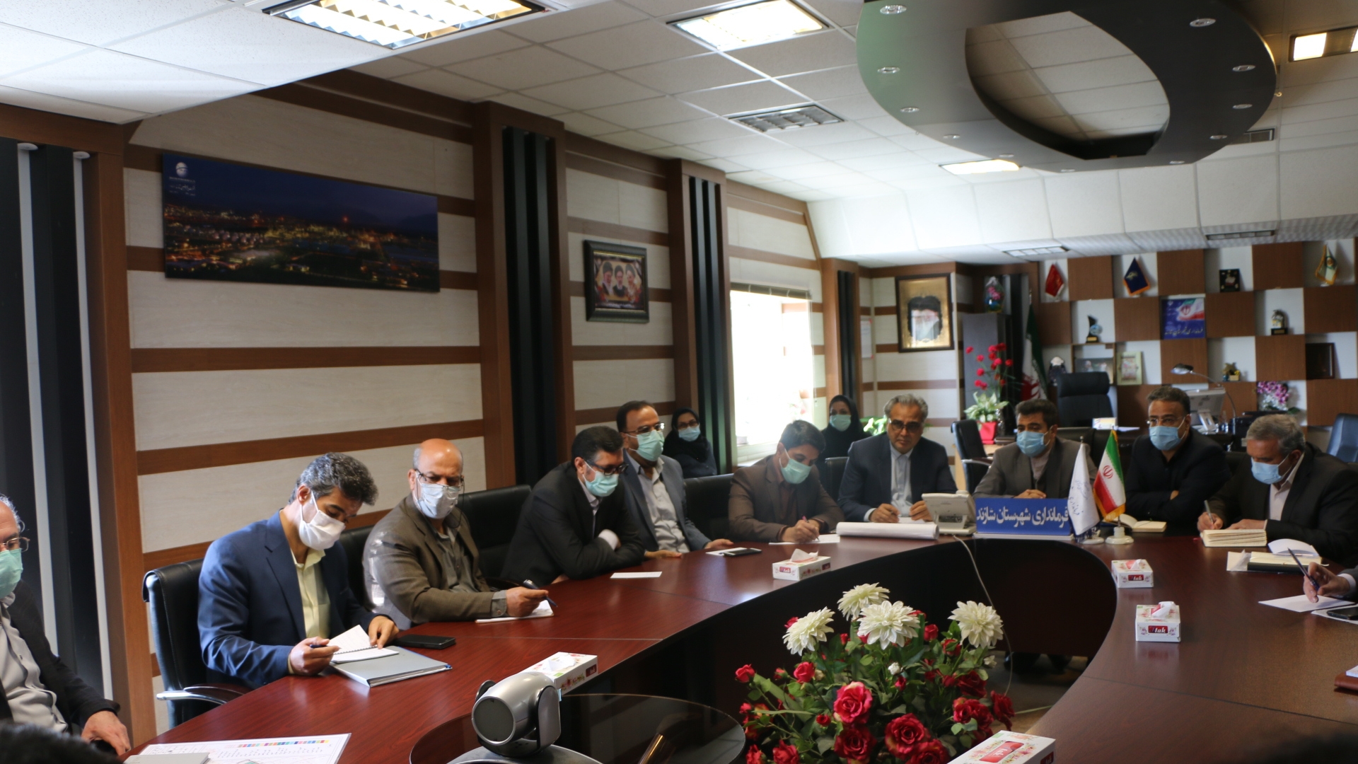 برگزاری جلسه بررسی مشکلات فنی و محدوده شهری شهرهای شازند، شهباز و هندودر