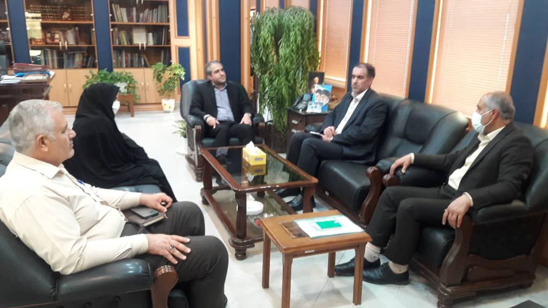 دیدار رستمی ،  سرپرست اداره کل آموزش فنی و حرفه ای استان مرکزی با « مهدی الیاسی » سرپرست فرمانداری ویژه شهرستان ساوه